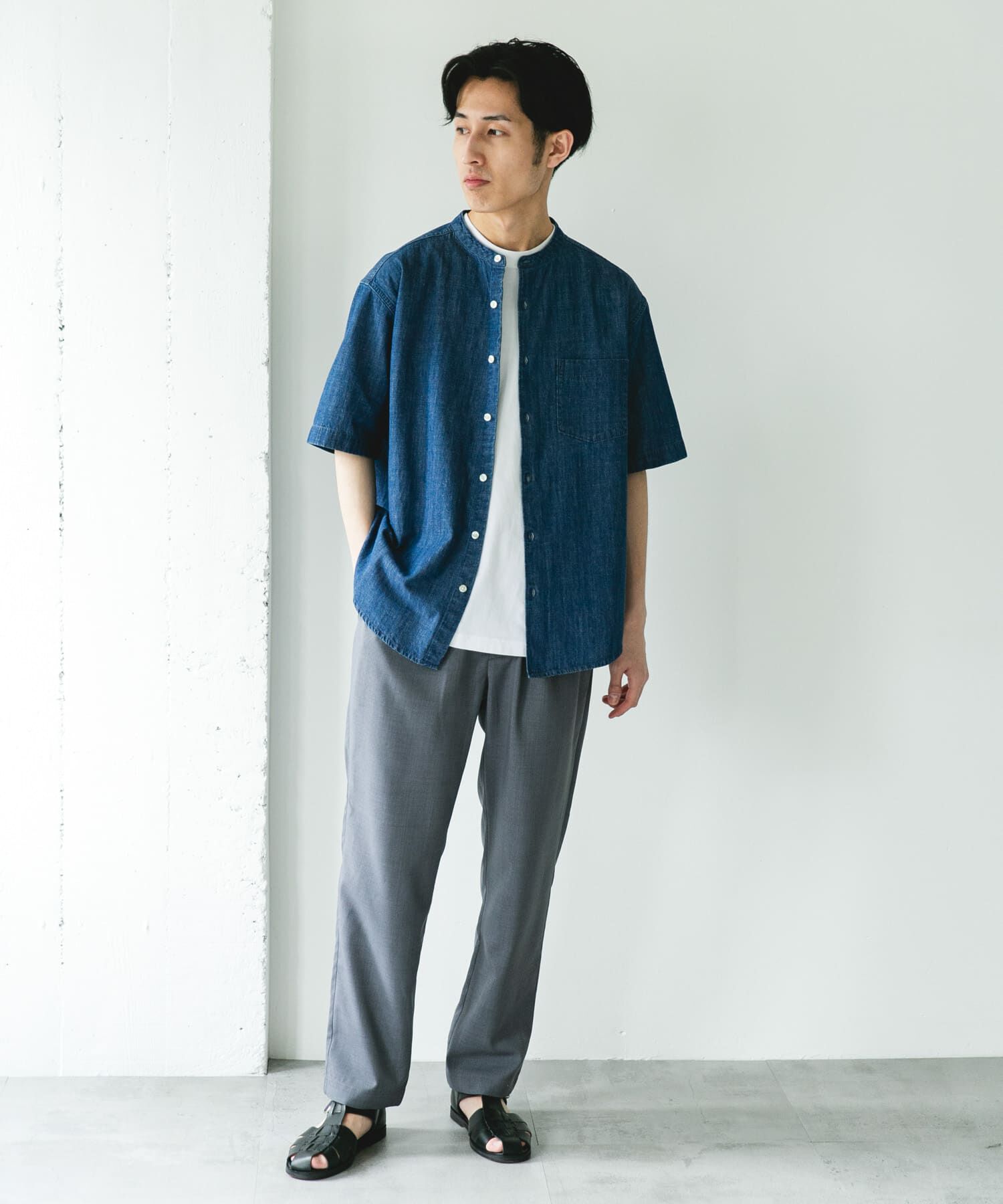 URBAN RESEARCH DOORS「リネンライクイージートラウザー」|その他|