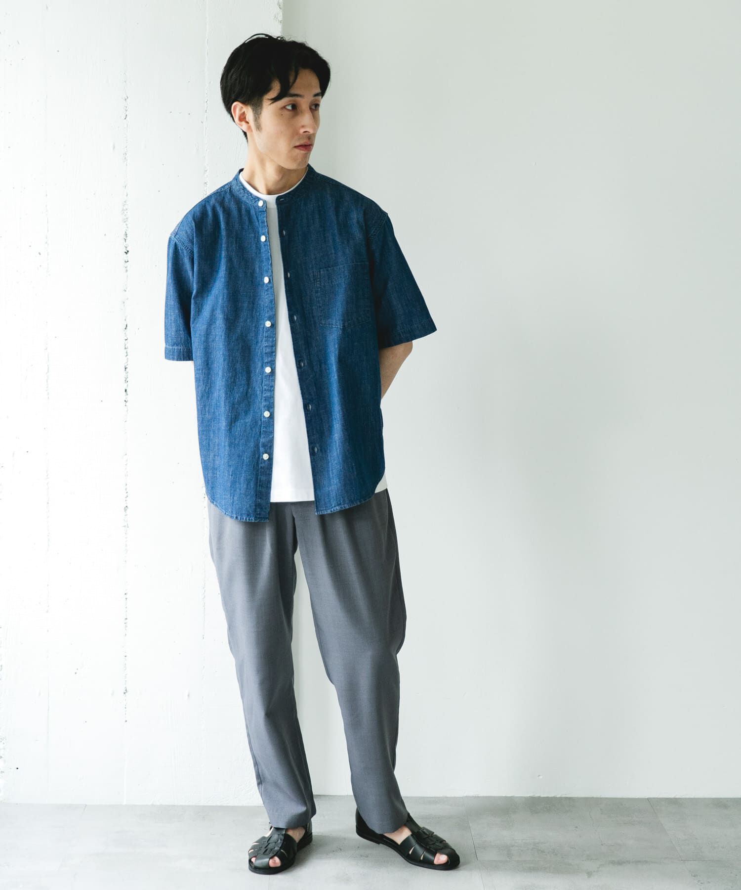 URBAN RESEARCH DOORS「リネンライクイージートラウザー」|その他|