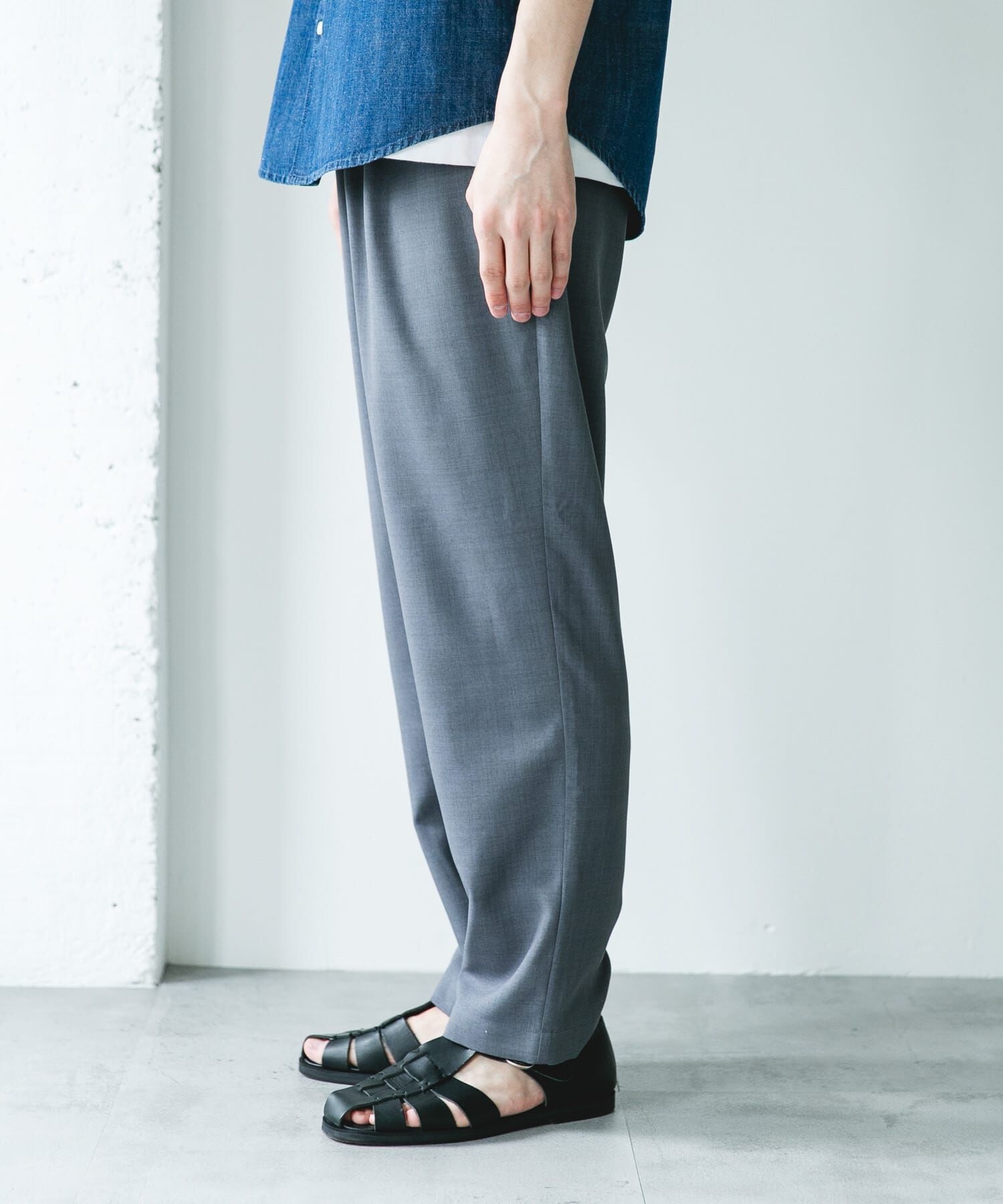 URBAN RESEARCH DOORS「リネンライクイージートラウザー」|その他|