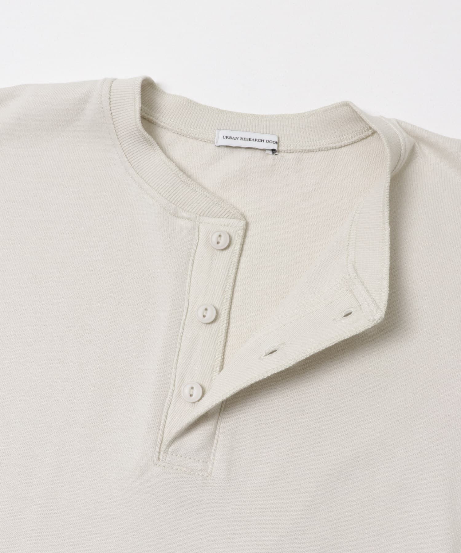 URBAN RESEARCH DOORS「TOMPKINS ヘンリーネック ショートスリーブ Tシャツ」|Tシャツ・カットソー|