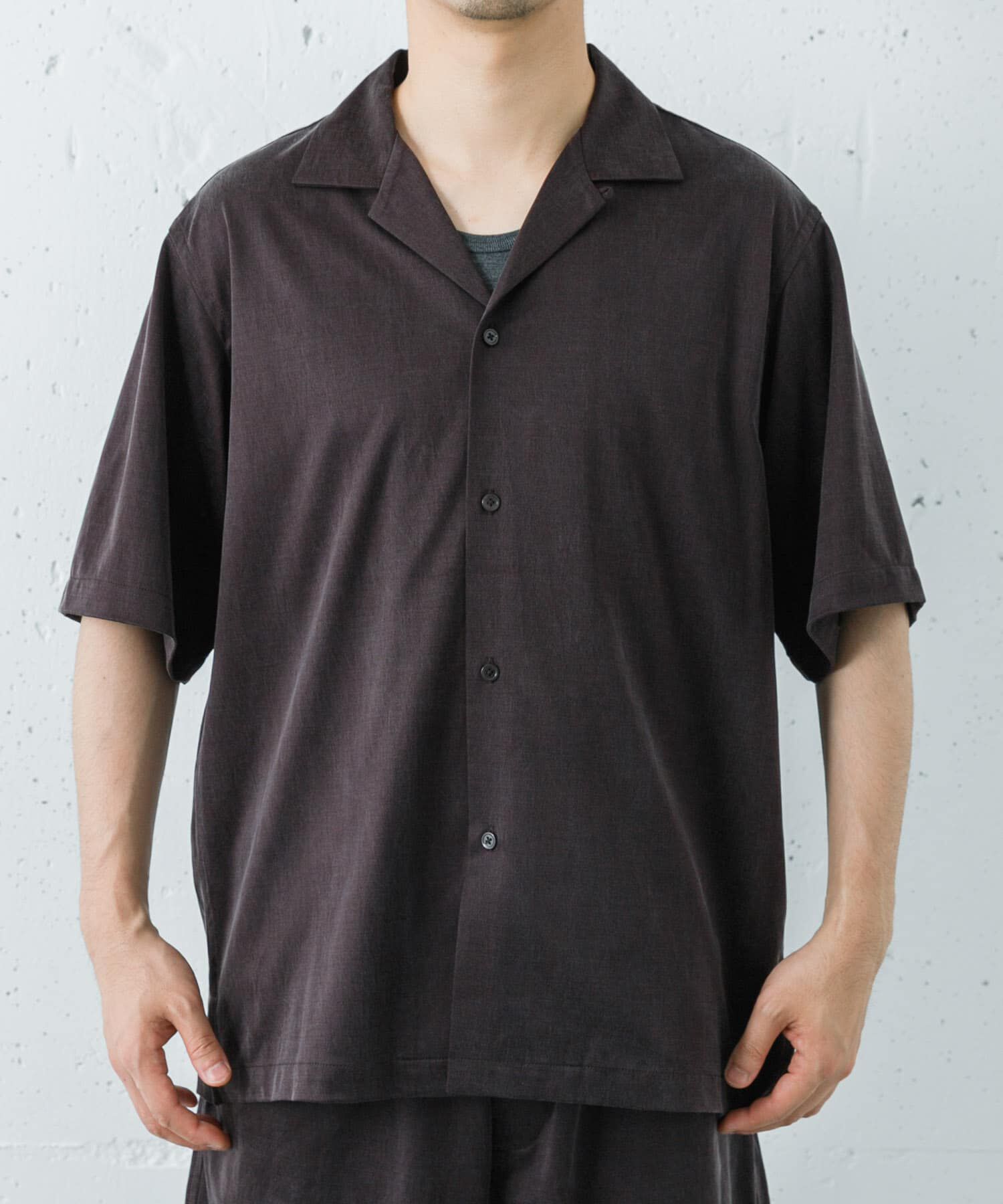 URBAN RESEARCH「『洗濯可』WASHABLE CUPRO SS O/C SHIRTS」|シャツ・ブラウス|
