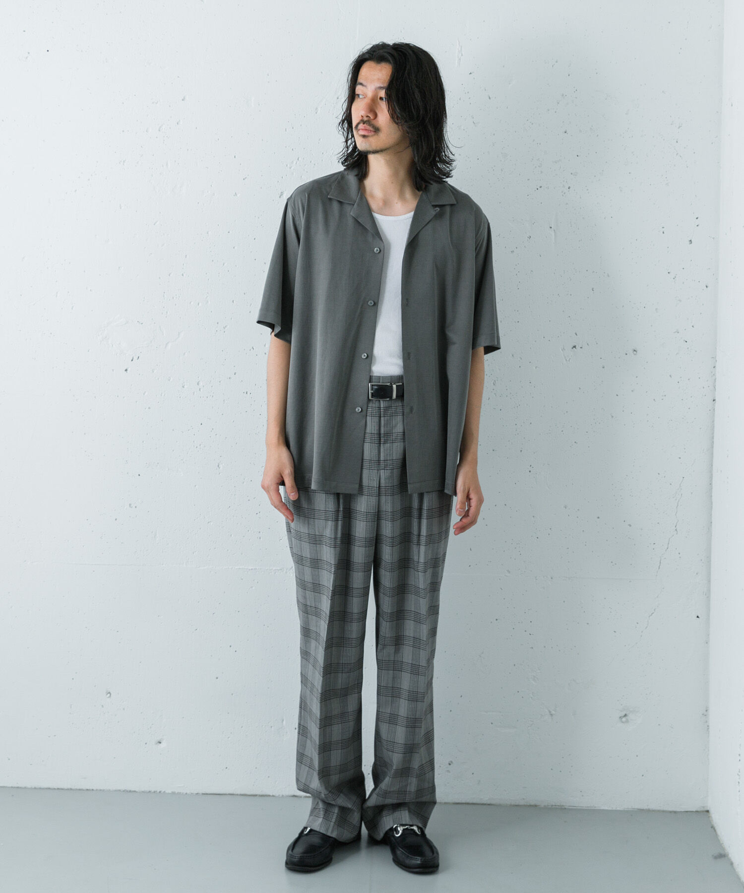 URBAN RESEARCH「『洗濯可』WASHABLE CUPRO SS O/C SHIRTS」|シャツ・ブラウス|
