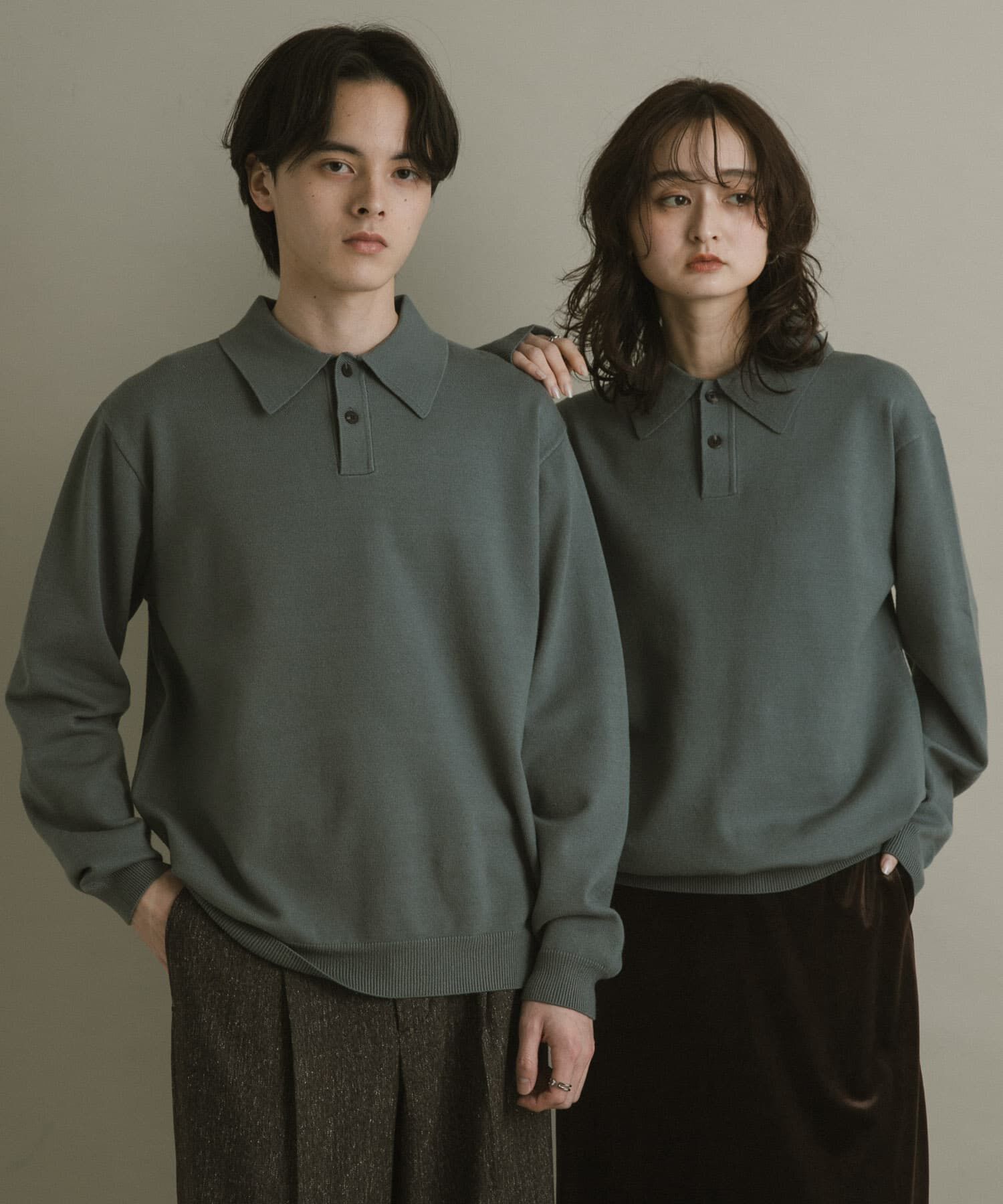 SENSE OF PLACE by URBAN RESEARCH「『一部WEB限定カラー』『洗濯可/毛玉防止』ストレッチニットポロシャツ」|ニット・セーター|