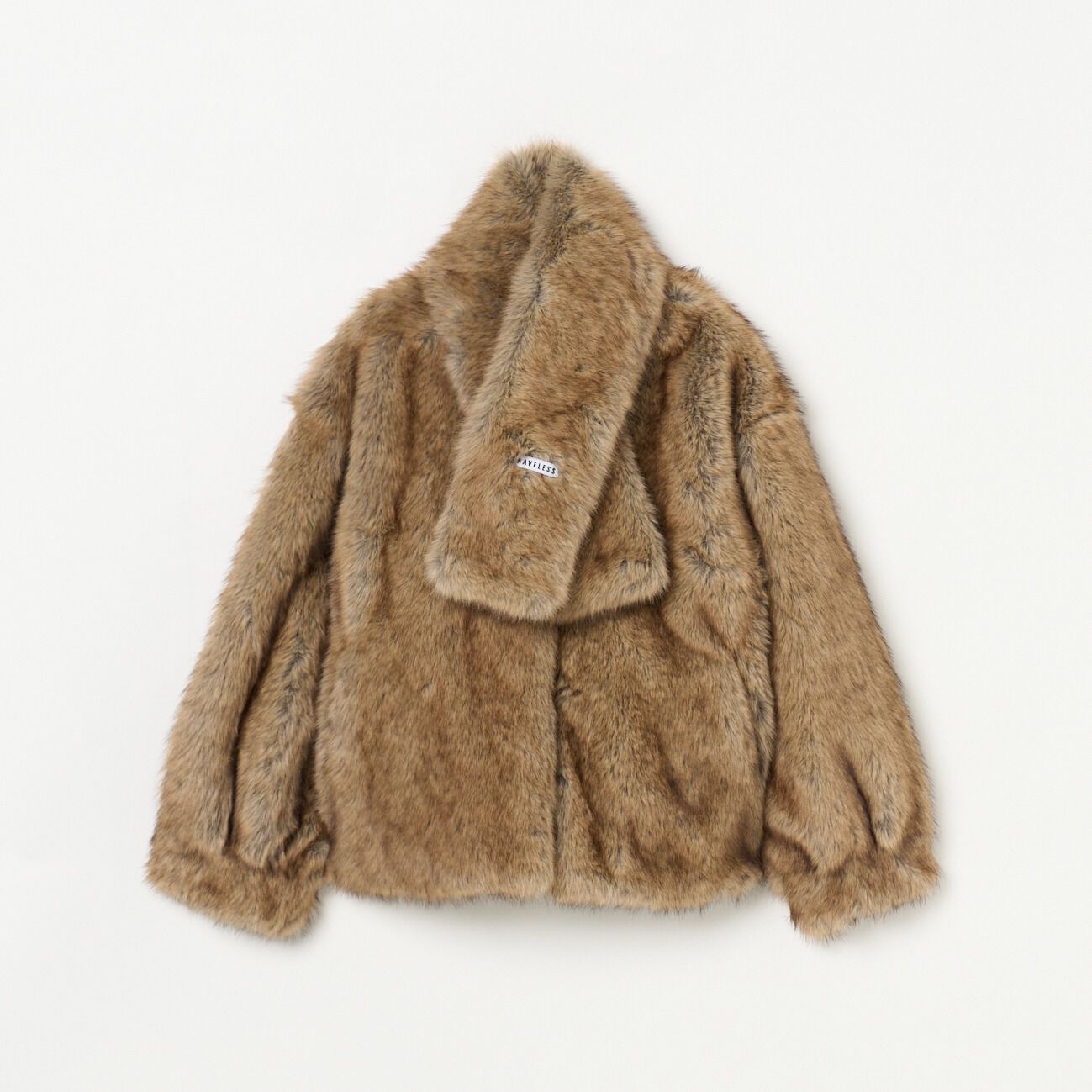  「HAVELESS BLAIR FAUX FUR JACKET」|ブルゾン・スタジャン|ブラウン