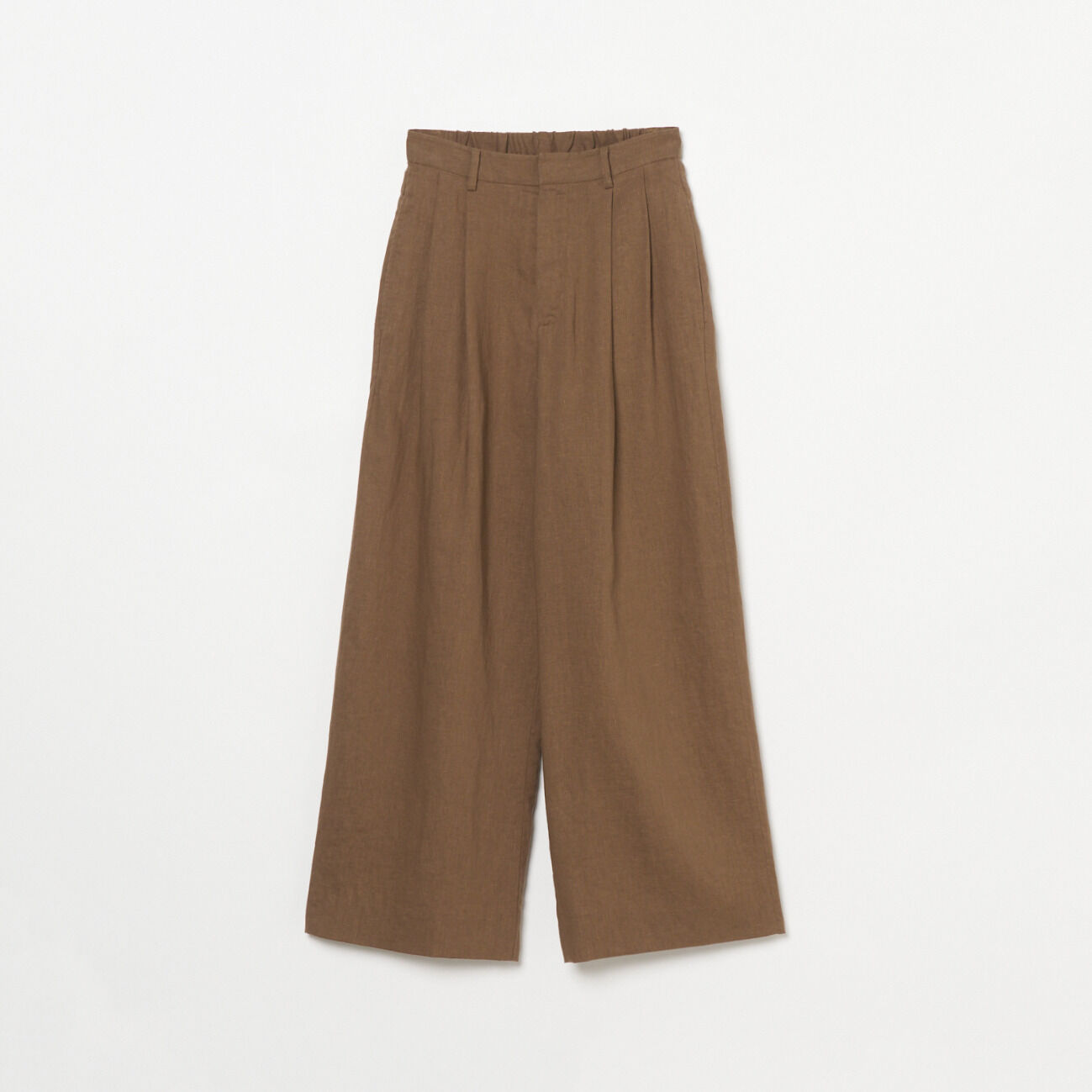 HELIOPOLE「HELIOPOLE FRENCH LINEN PANTS」|チノ|ダークブラウン