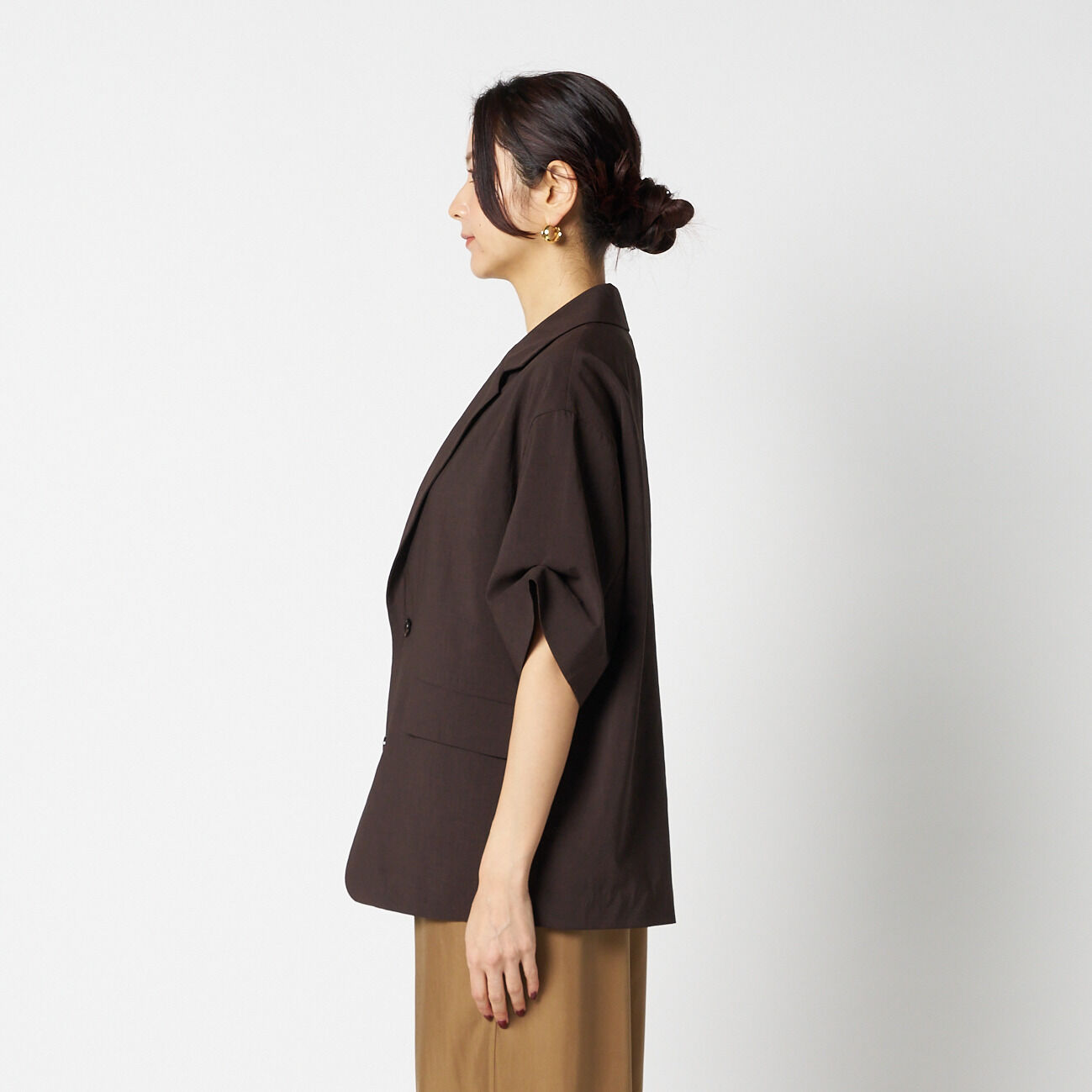 HELIOPOLE「HELIOPOLE DRY TOUCH HALF SLEEVE JACKET」|デニムジャケット|