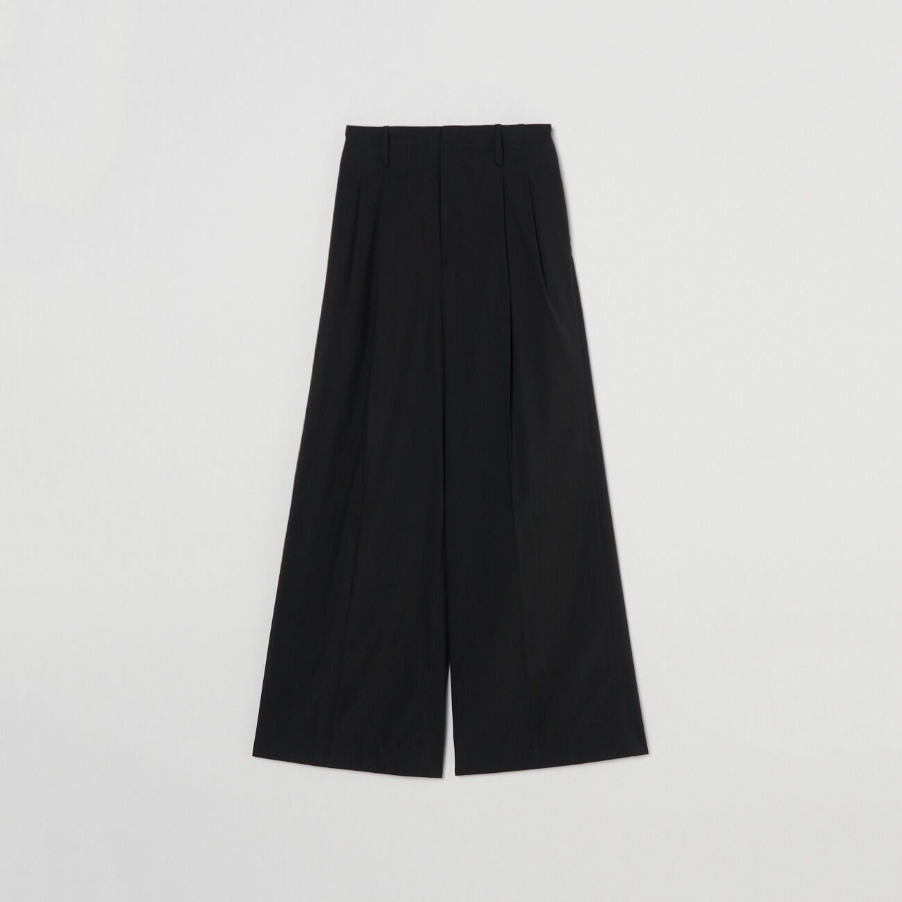  「raspail POLISHED  PANTS」|チノ|ブラック