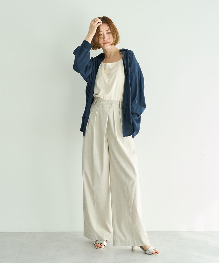 YECCA VECCA「メタルホックワイドパンツ」|その他|