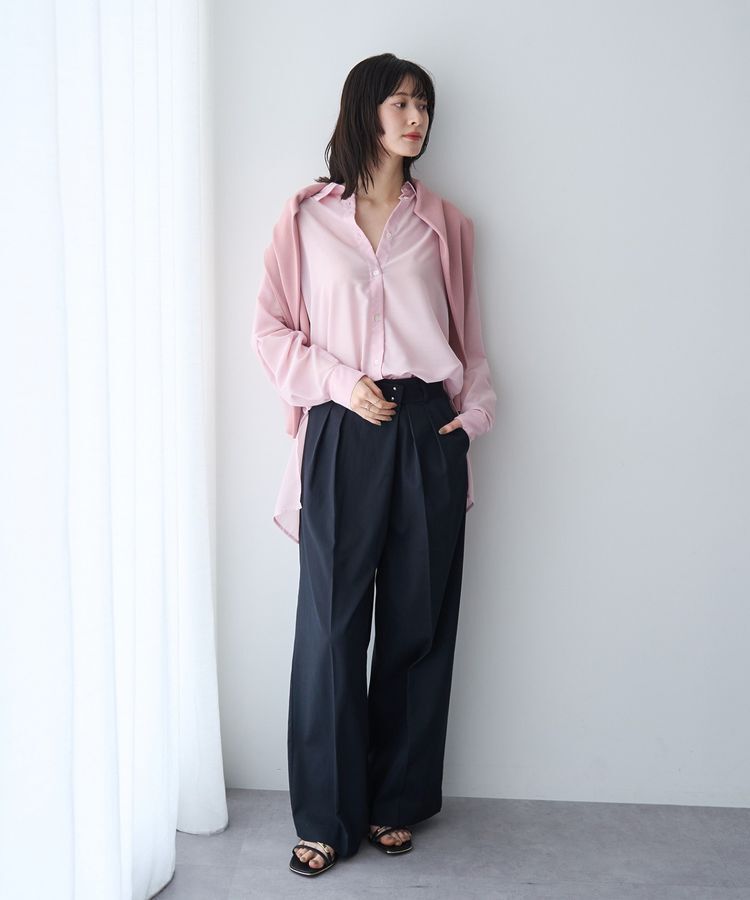 YECCA VECCA「メタルホックワイドパンツ」|その他|