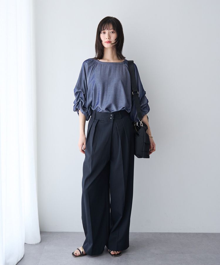 YECCA VECCA「メタルホックワイドパンツ」|その他|