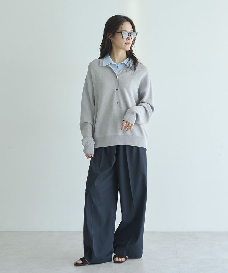 YECCA VECCA「メタルホックワイドパンツ」|その他|