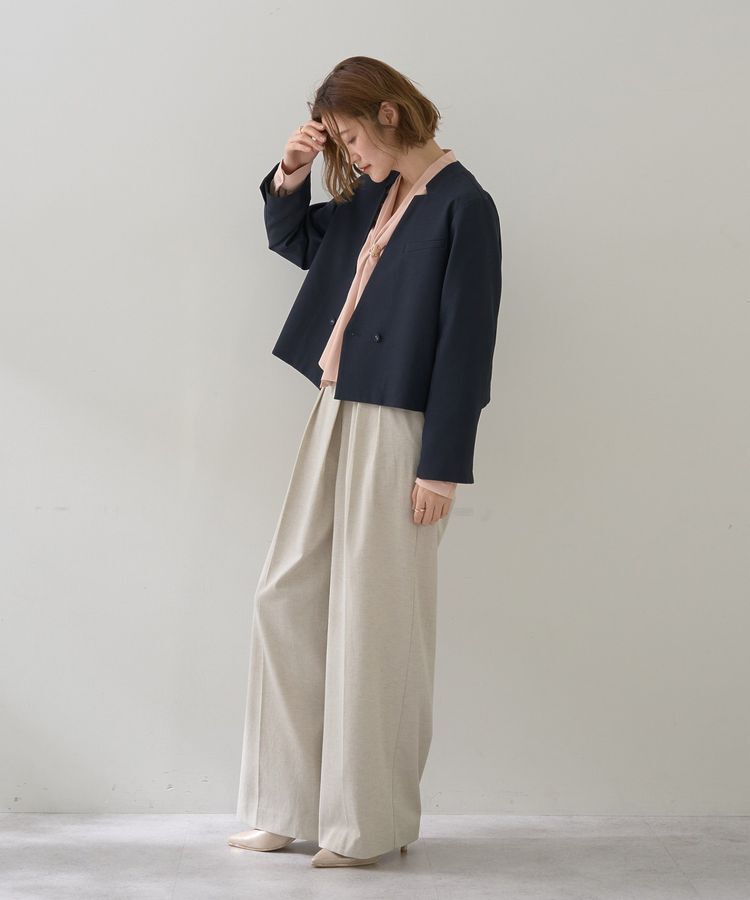 YECCA VECCA「メタルホックワイドパンツ」|その他|