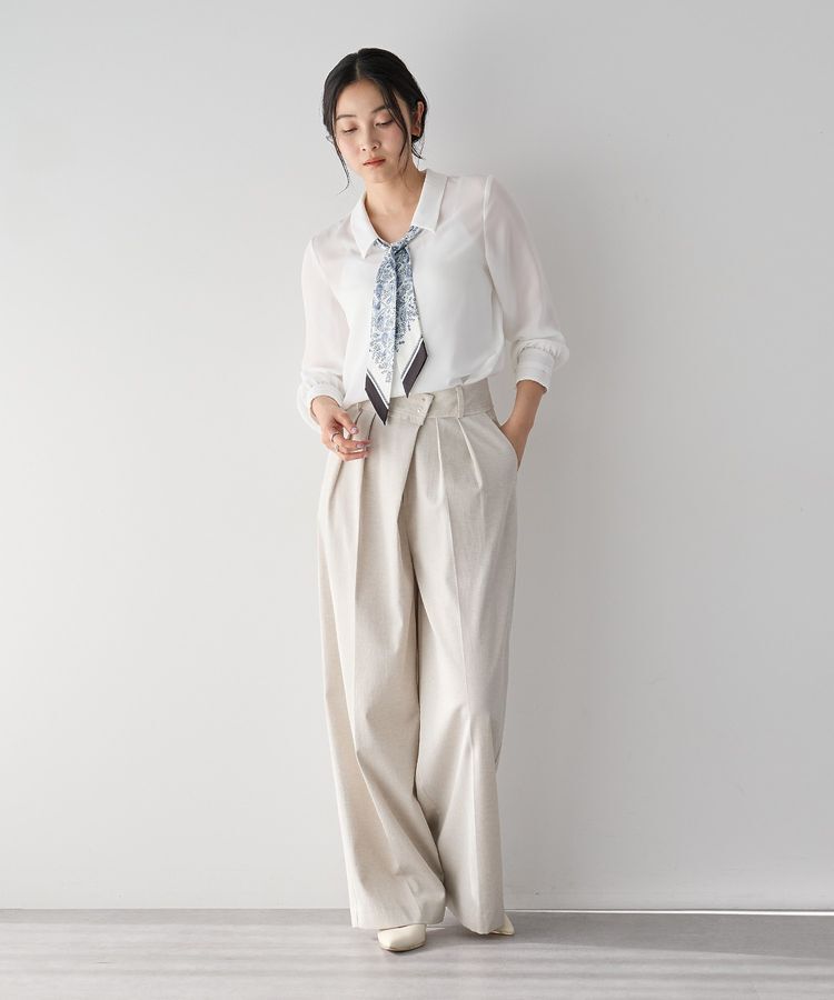 YECCA VECCA「メタルホックワイドパンツ」|その他|