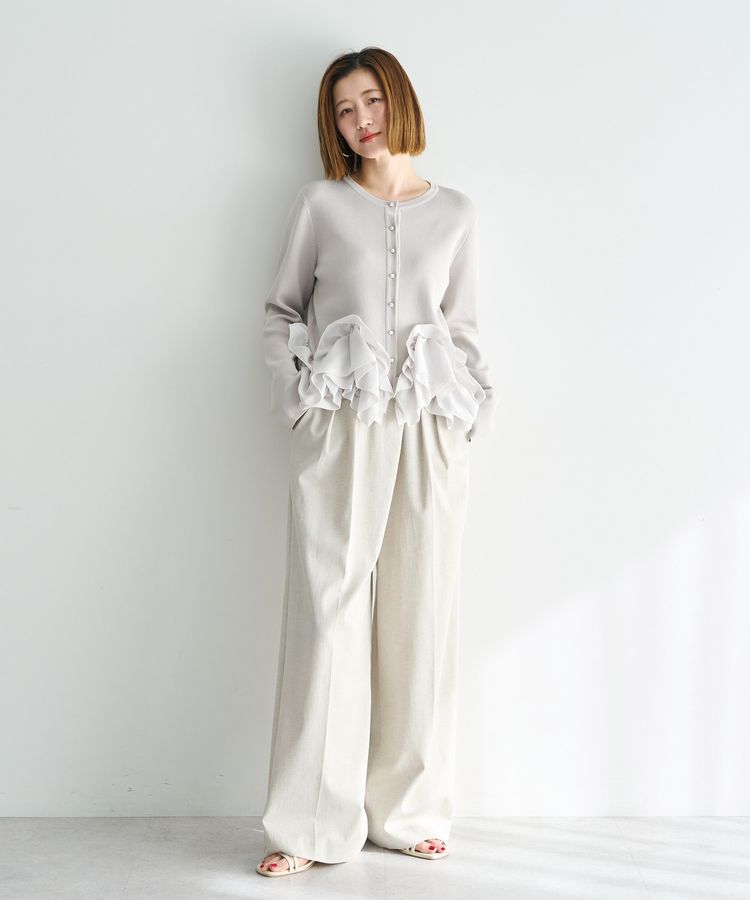 YECCA VECCA「メタルホックワイドパンツ」|その他|