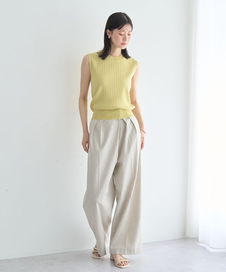 YECCA VECCA「メタルホックワイドパンツ」|その他|