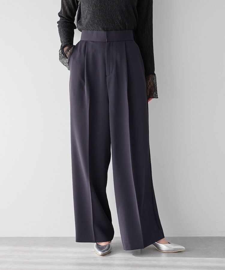 YECCA VECCA「ワイドパンツ」|その他|Navy