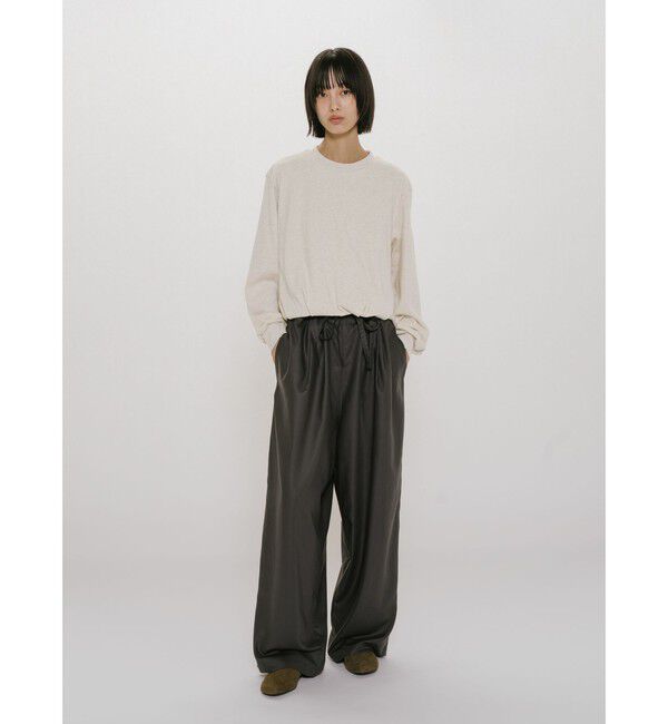 MIDIUMISOLID「MIDIUMISOLID for Ladies バルーンスウェットプルオーバー」|Tシャツ・カットソー|