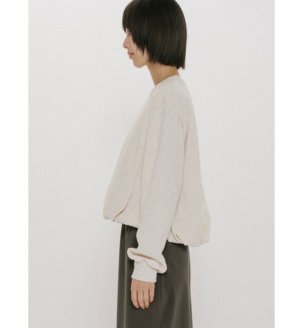 MIDIUMISOLID「MIDIUMISOLID for Ladies バルーンスウェットプルオーバー」|Tシャツ・カットソー|