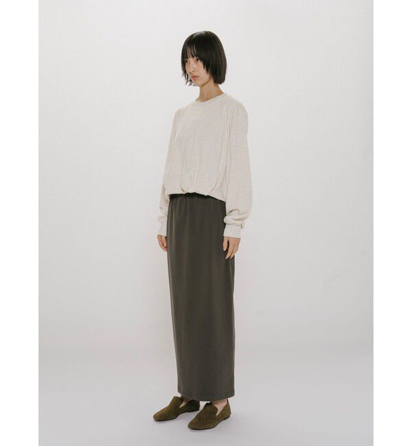 MIDIUMISOLID「MIDIUMISOLID for Ladies バルーンスウェットプルオーバー」|Tシャツ・カットソー|