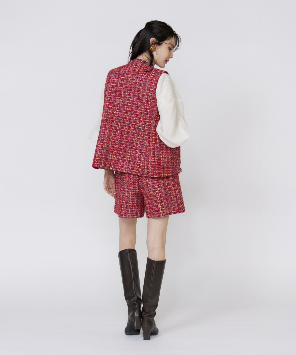 Maglie le cassetto「《M Maglie le cassetto》カンポーレツイードキュロット」|キュロット|