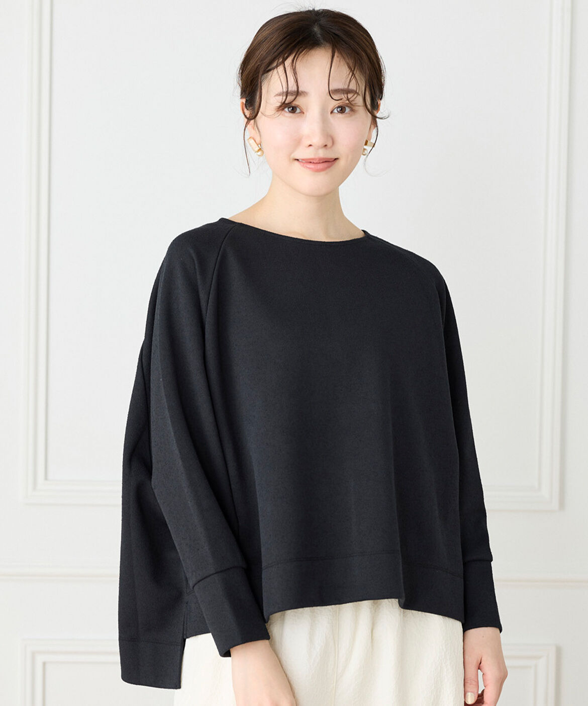 DAY by DAY it&rsquo;s international「ラグランスリーブプルオーバー」|Tシャツ・カットソー|ブラック