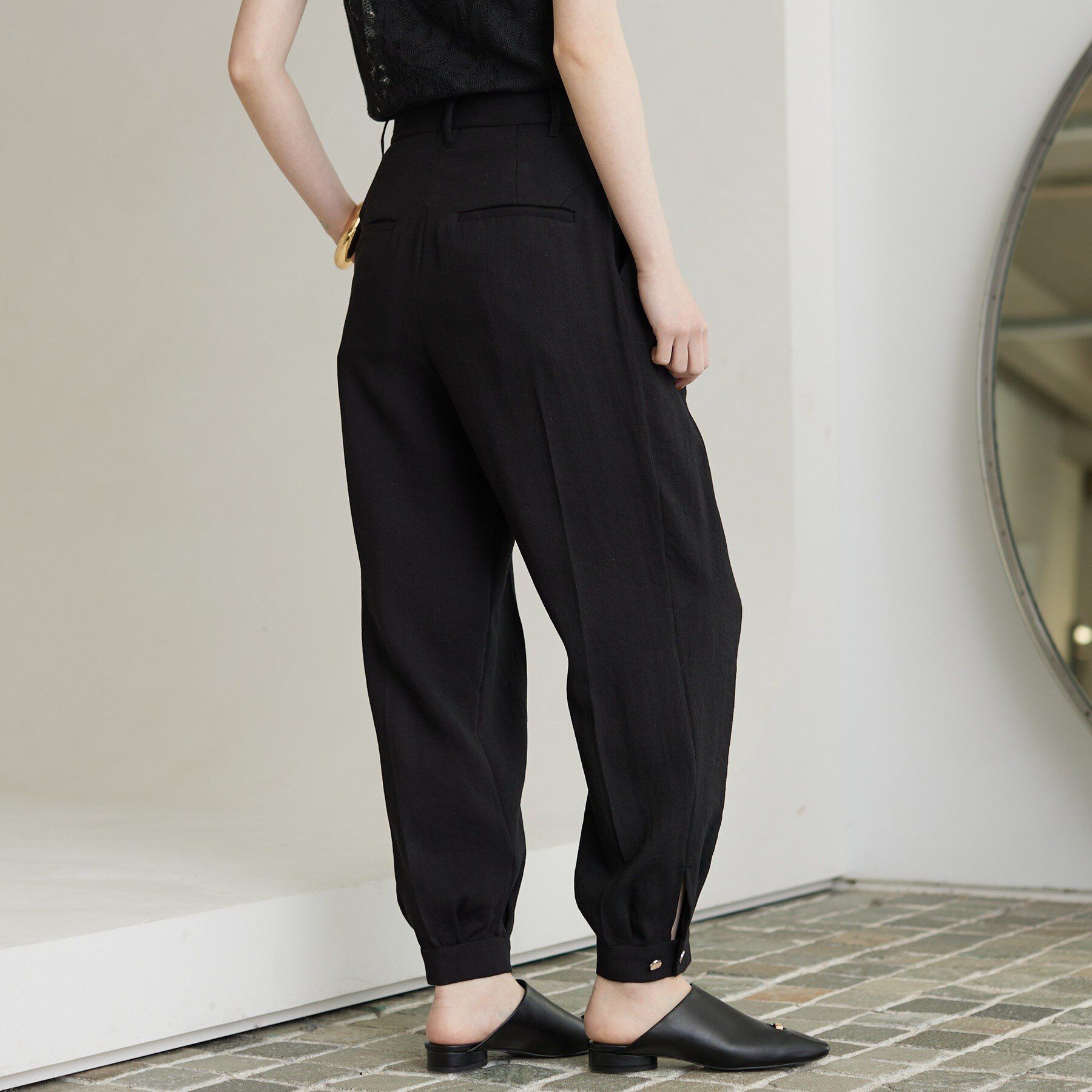 GALLEST「【セットアップ可能】リネンミックスジョグパン」|その他|