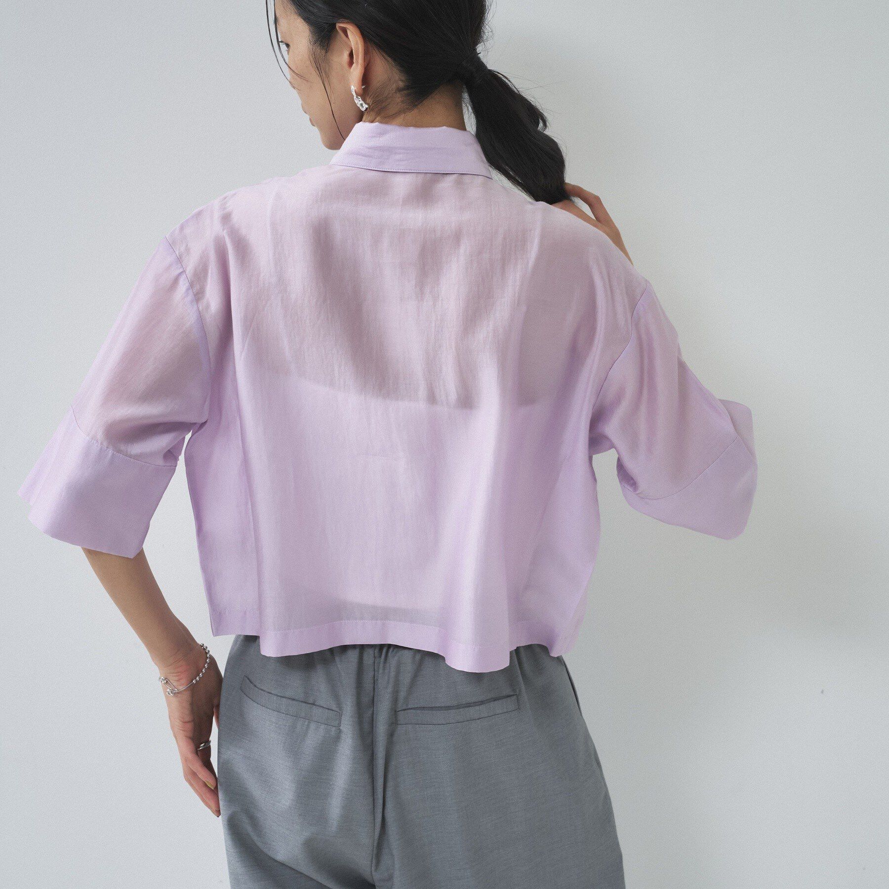 GALLEST「ボックスシルエットシアーシャツ【接触冷感】」|シャツ・ブラウス|