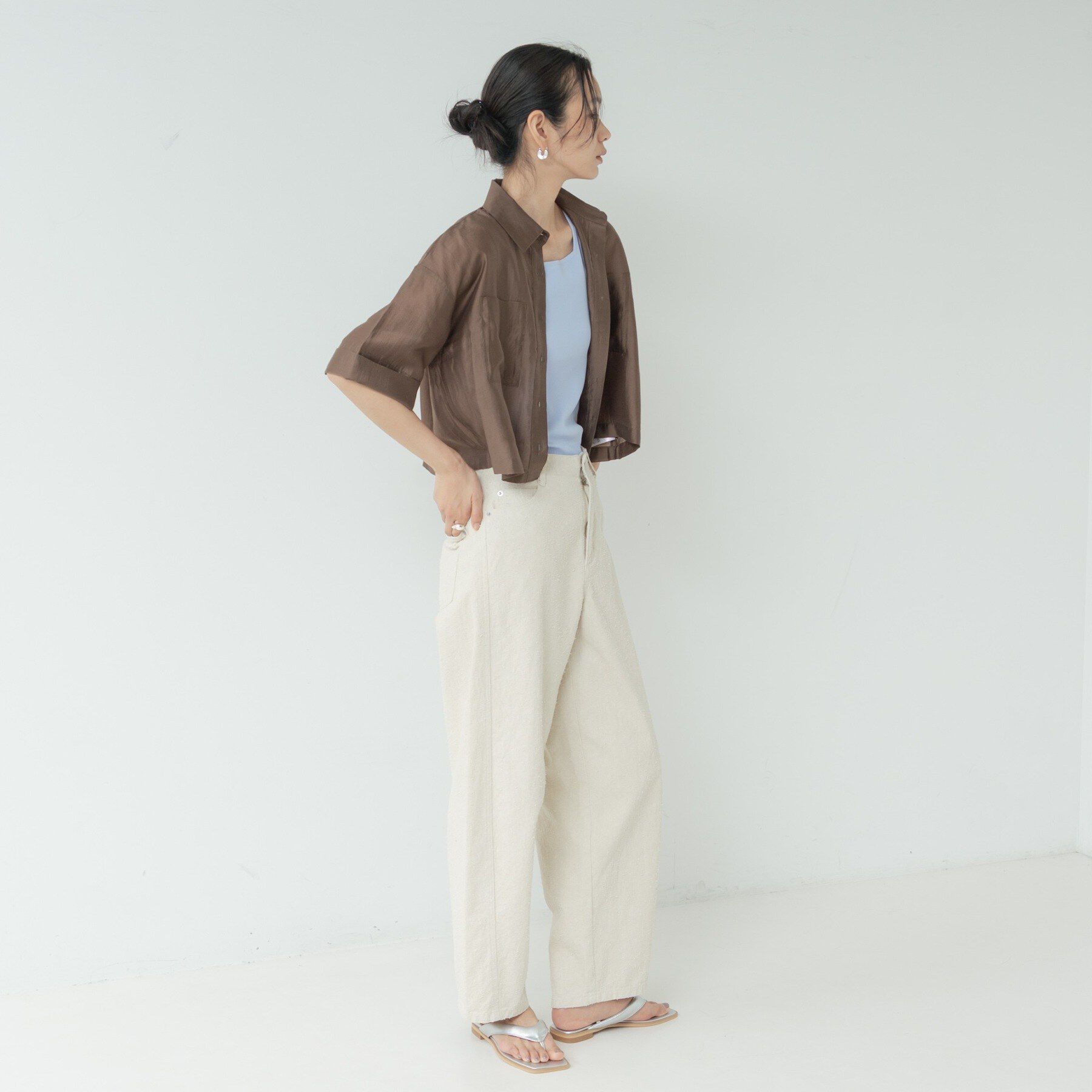 GALLEST「ボックスシルエットシアーシャツ【接触冷感】」|シャツ・ブラウス|