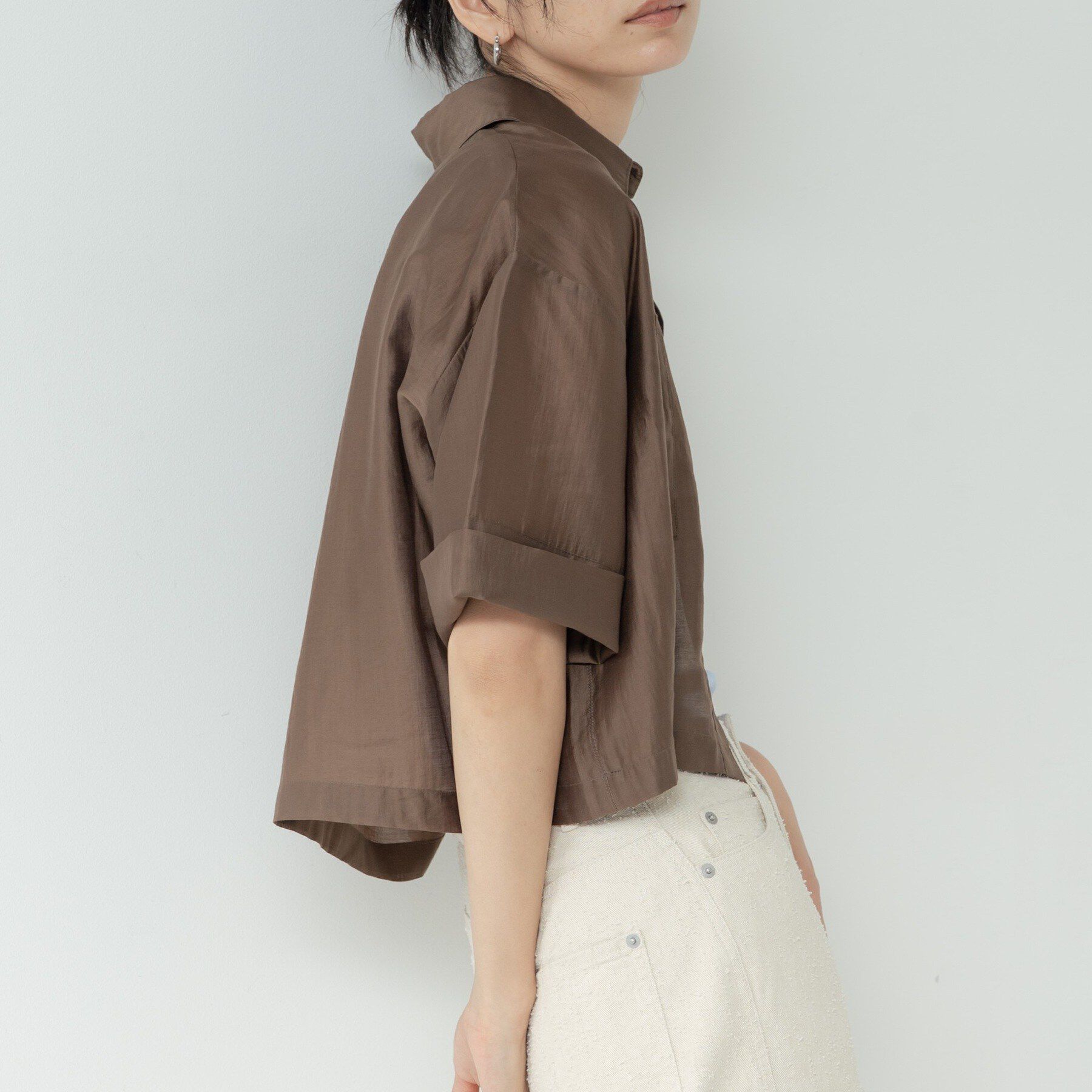 GALLEST「ボックスシルエットシアーシャツ【接触冷感】」|シャツ・ブラウス|