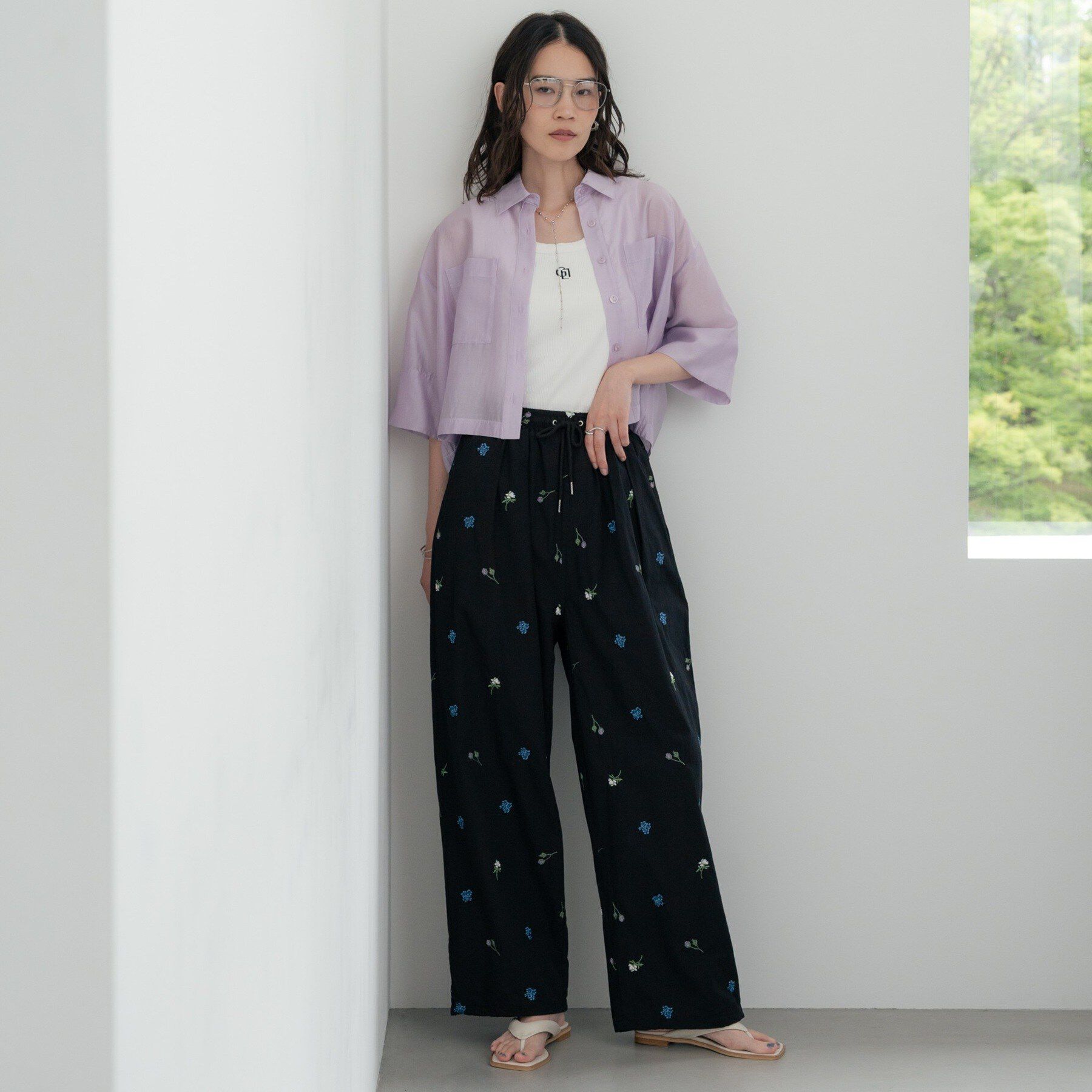 GALLEST「ボックスシルエットシアーシャツ【接触冷感】」|シャツ・ブラウス|