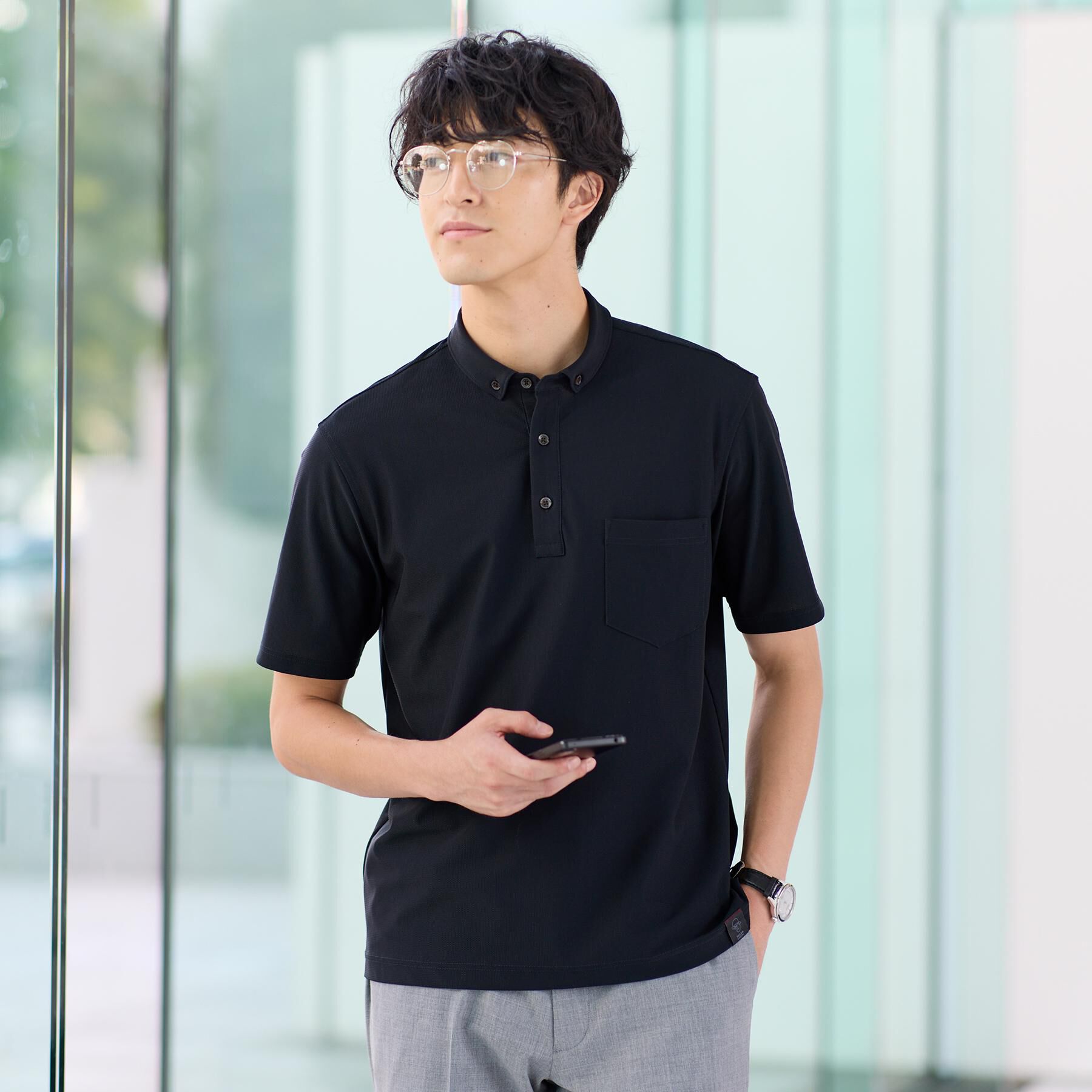 TAKEO KIKUCHI「【通気性】AIR TOOL ポロシャツ」|ポロシャツ|