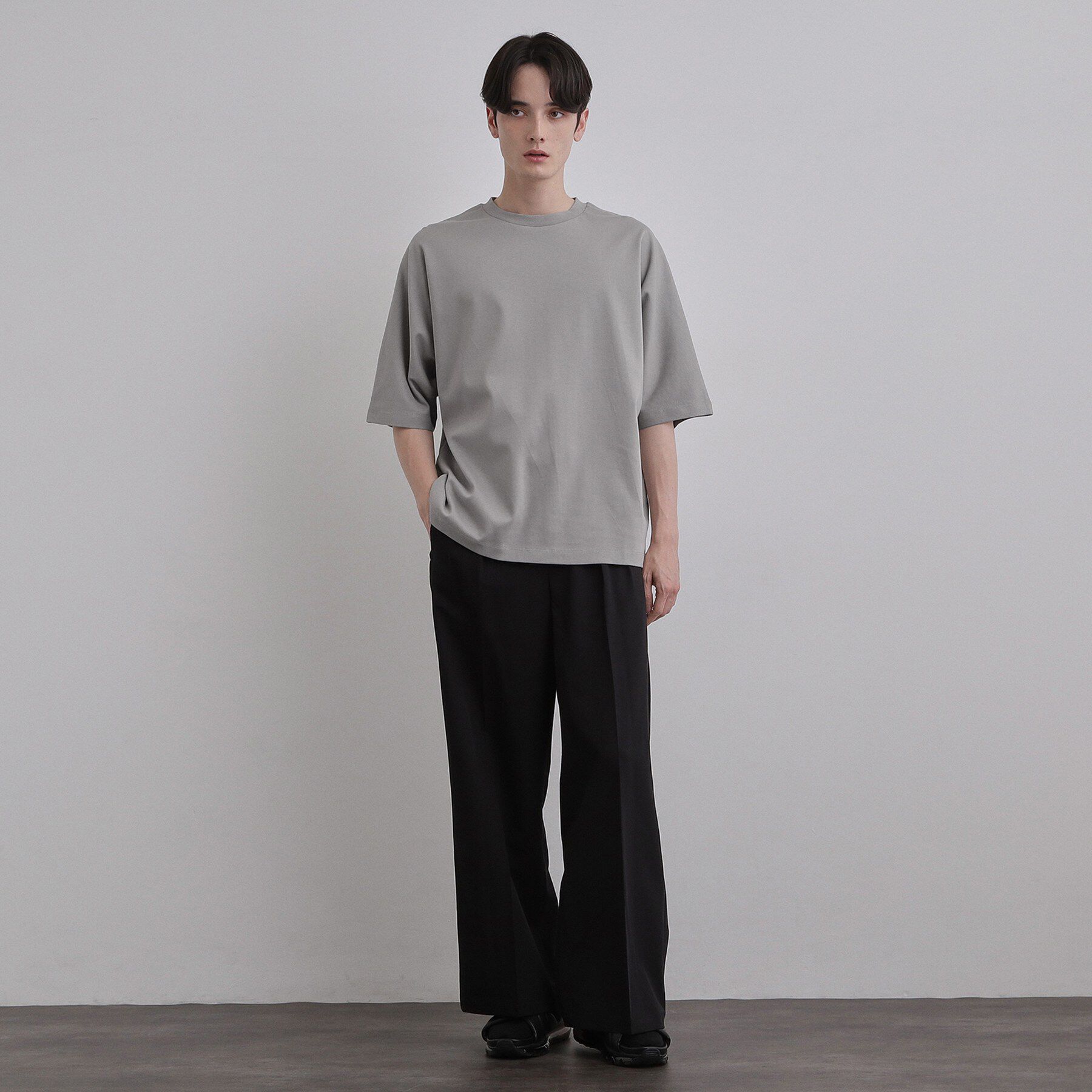 tk.TAKEO KIKUCHI「【汗シミ防止／UVカット】sweat stain proof series ドルマンTシャツ」|Tシャツ・カットソー|