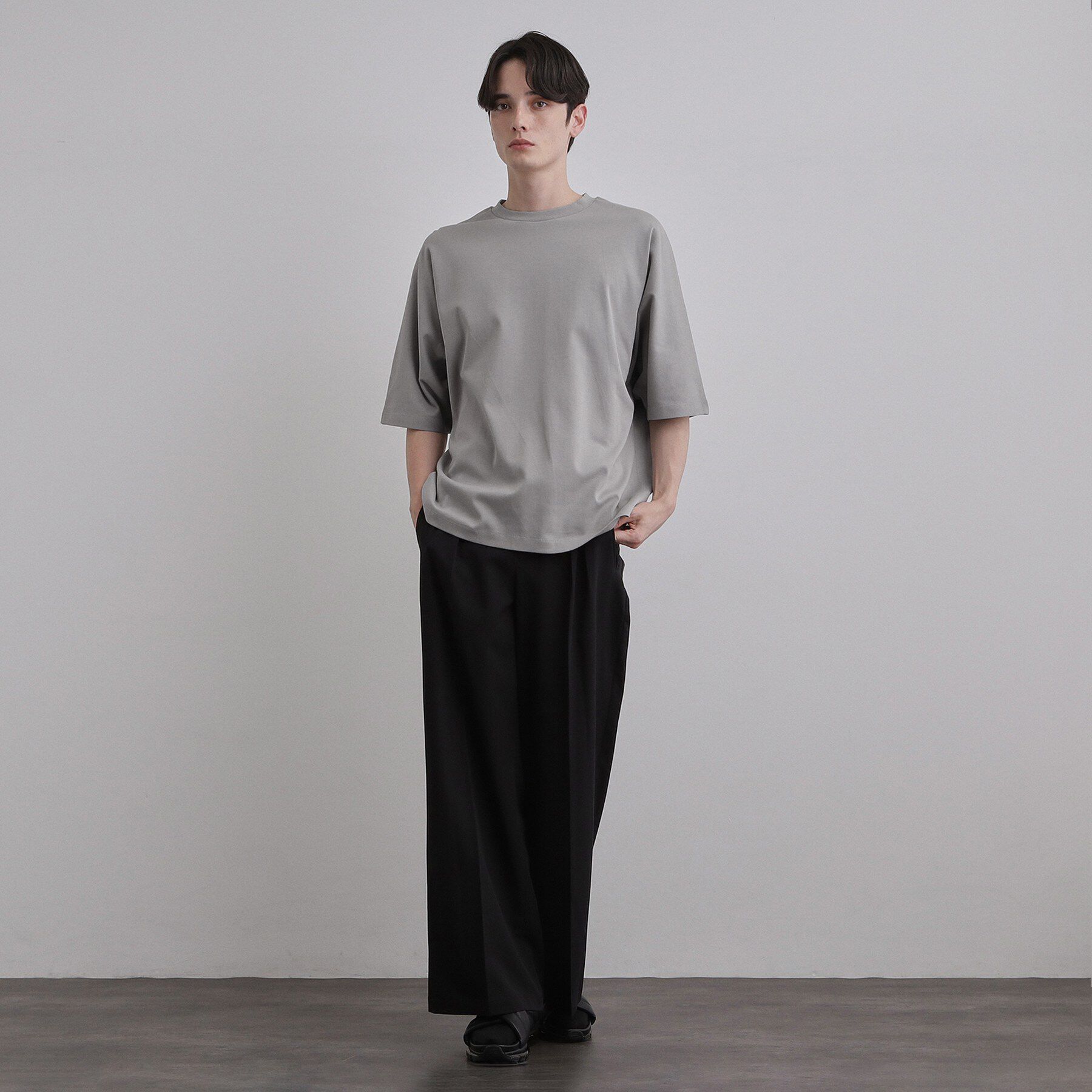 tk.TAKEO KIKUCHI「【汗シミ防止／UVカット】sweat stain proof series ドルマンTシャツ」|Tシャツ・カットソー|