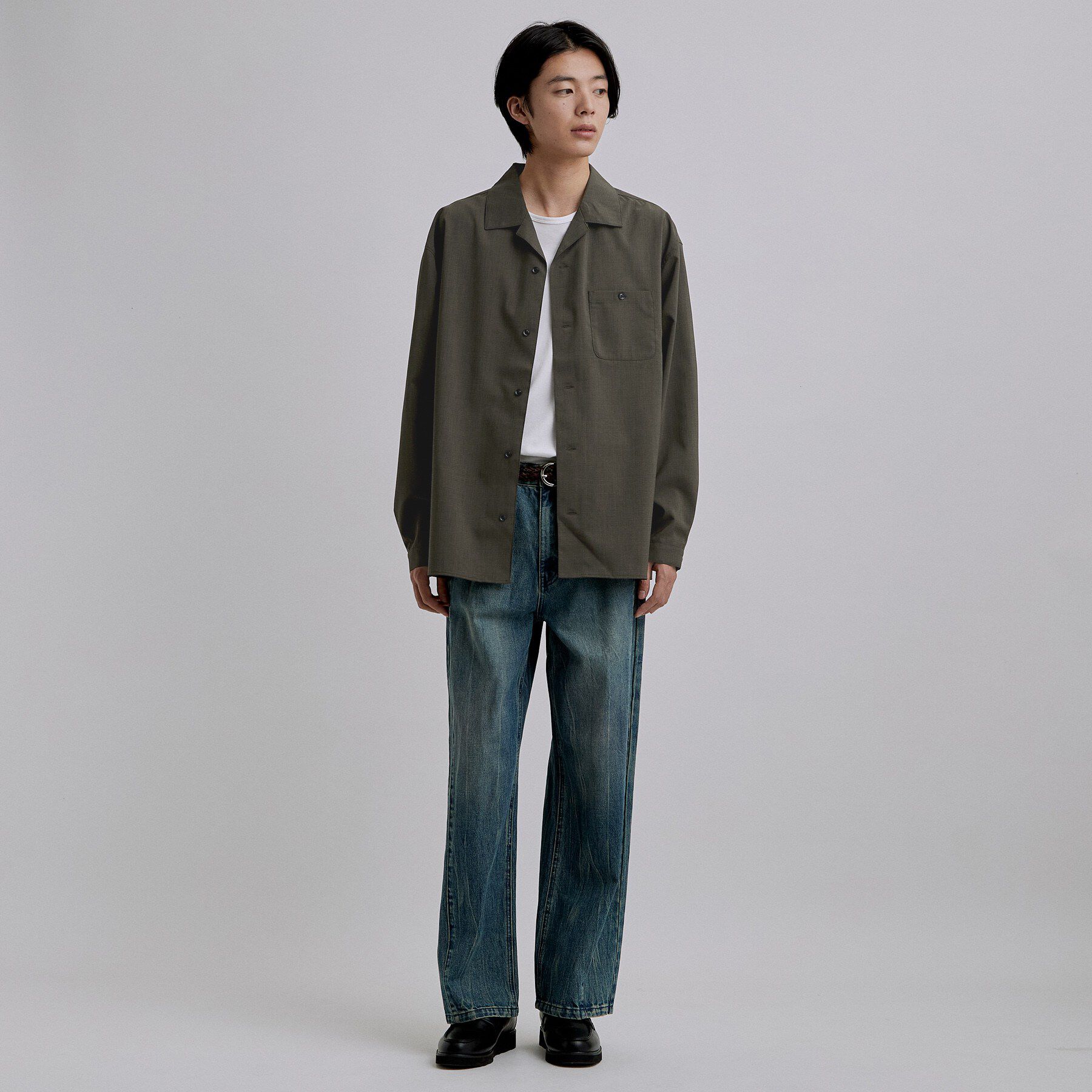 tk.TAKEO KIKUCHI「【接触冷感/UVカット】テックリネンシャツ」|シャツ・ブラウス|