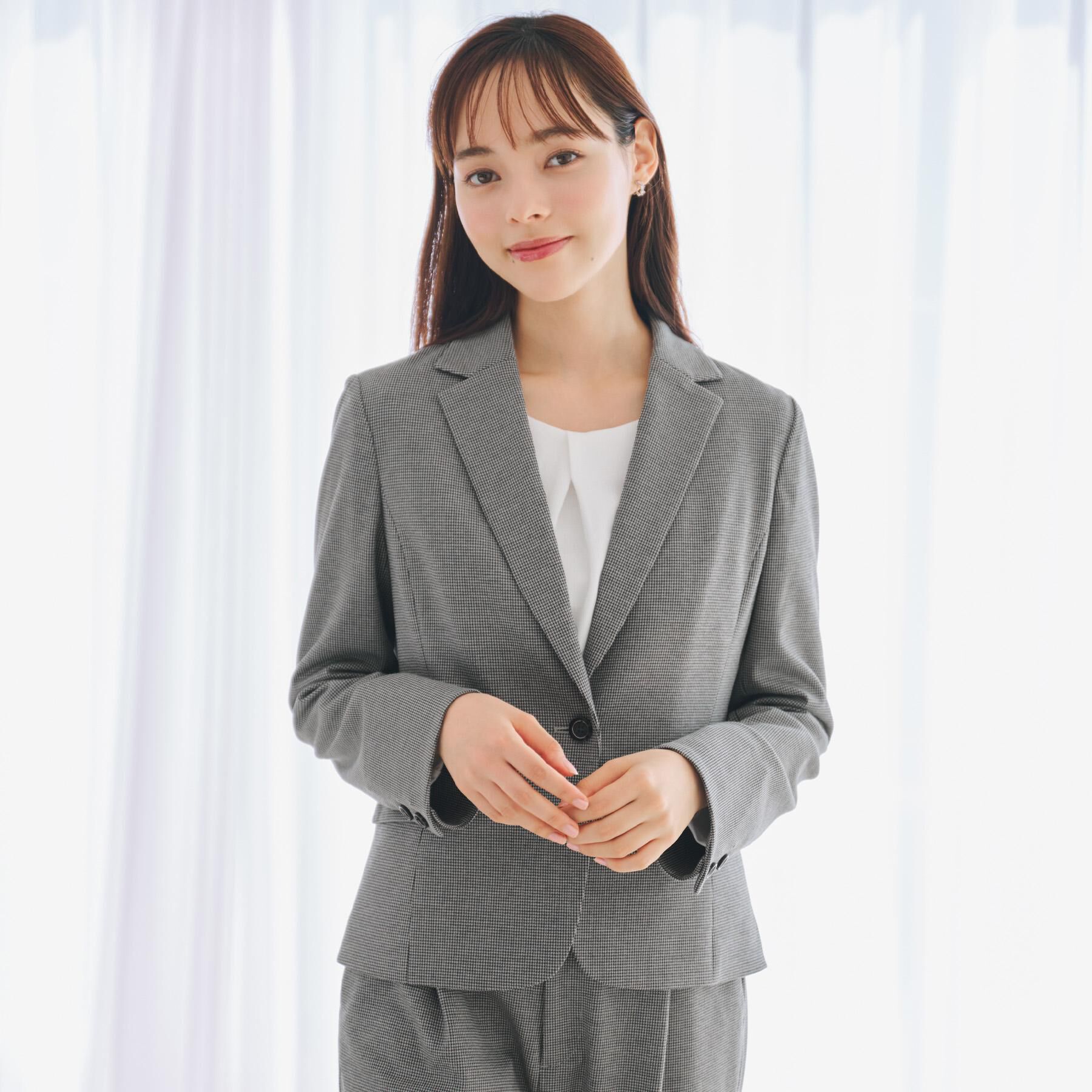 index「《5色展開／XS-LLサイズ》ストレッチテーラードジャケット／セットアップ対応【イージーアイロン】」|テーラードジャケット|