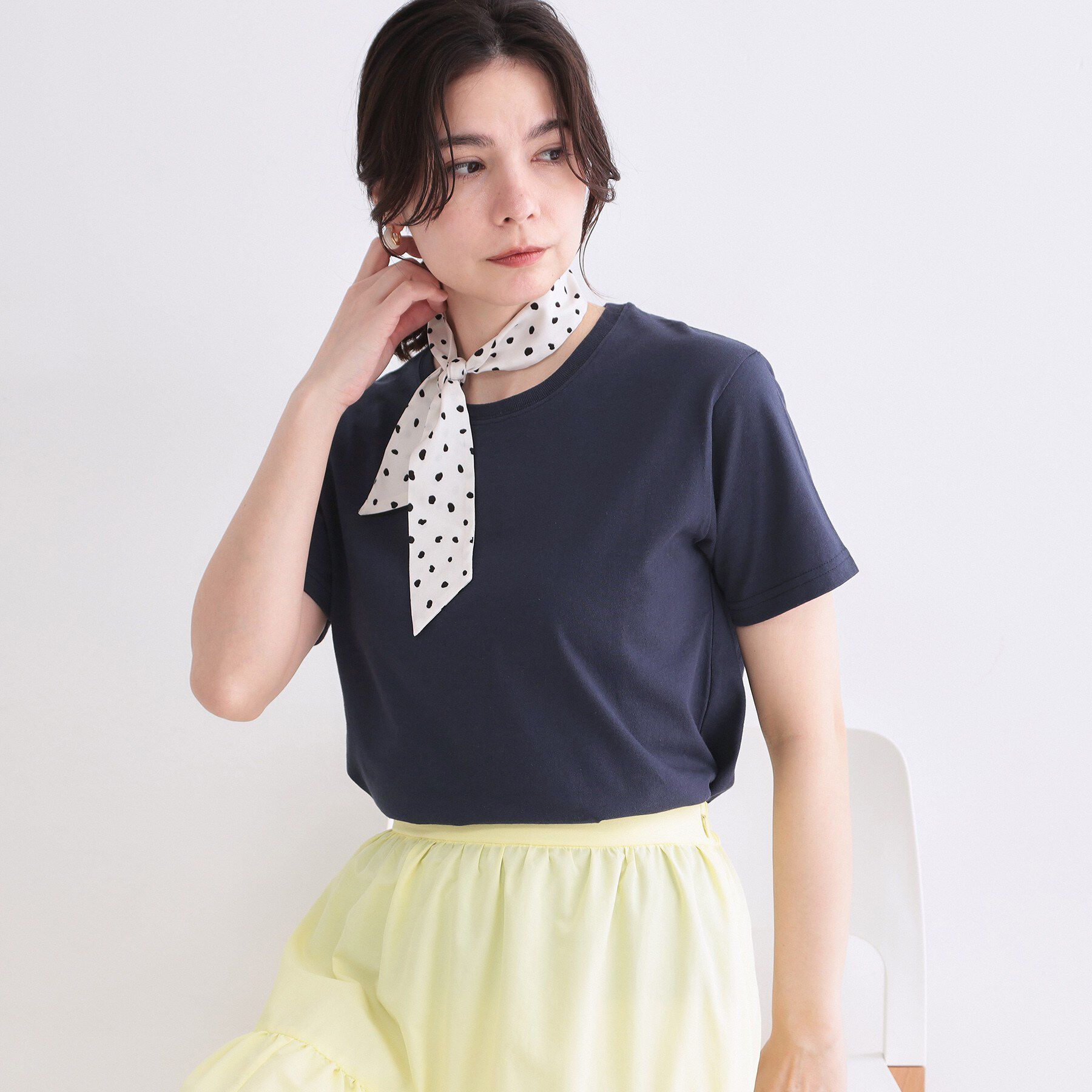 OPAQUE.CLIP「【FRUIT OF THE LOOM／フルーツオブザルーム】別注オリジナルパックTシャツ」|Tシャツ・カットソー|ネイビー(094)