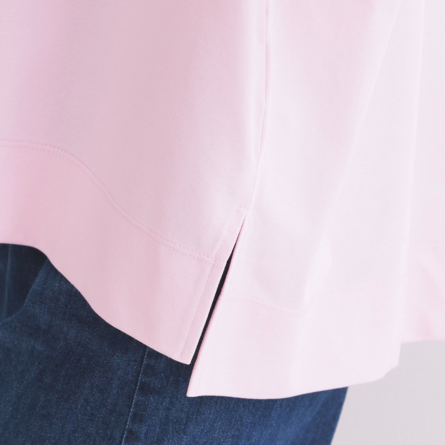 OPAQUE.CLIP「【接触冷感】リラクシーカットソー《洗濯機OK》」|Tシャツ・カットソー|