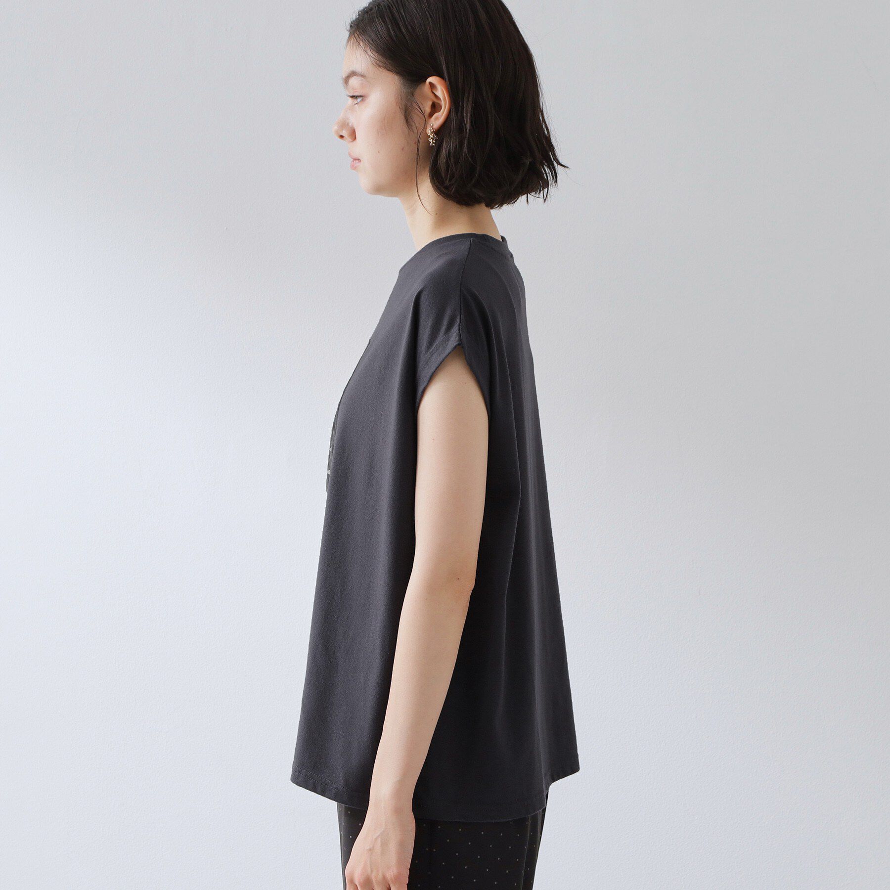 THE SHOP TK「オーガンジー刺繍Tシャツ」|Tシャツ・カットソー|