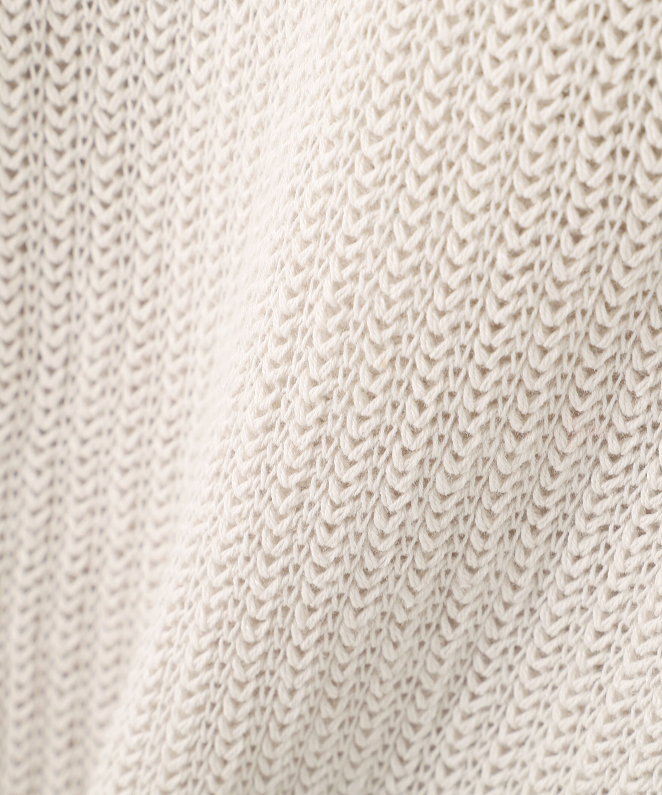 MHL.「IRREGULAR RIB COTTON LINEN KNITWEAR」|カーディガン|