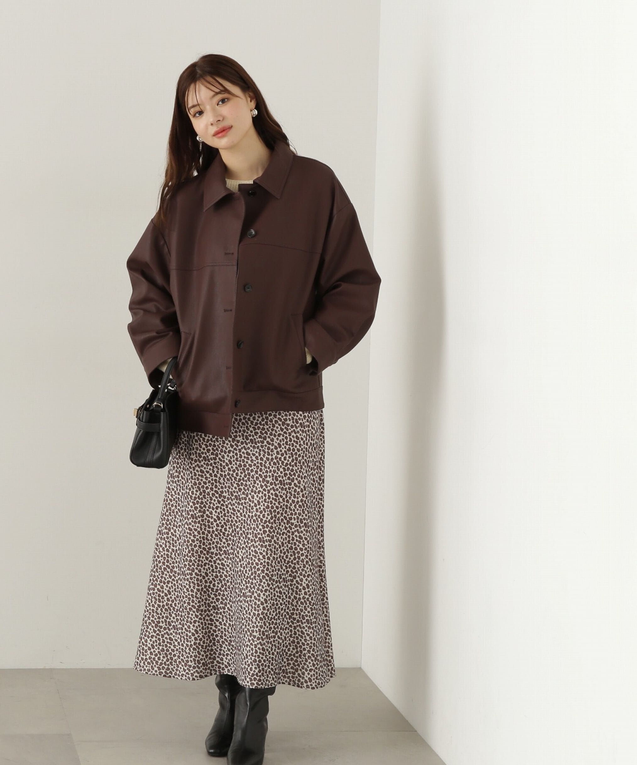PROPORTION BODY DRESSING「レオパードスカート　24AW」|スカート|