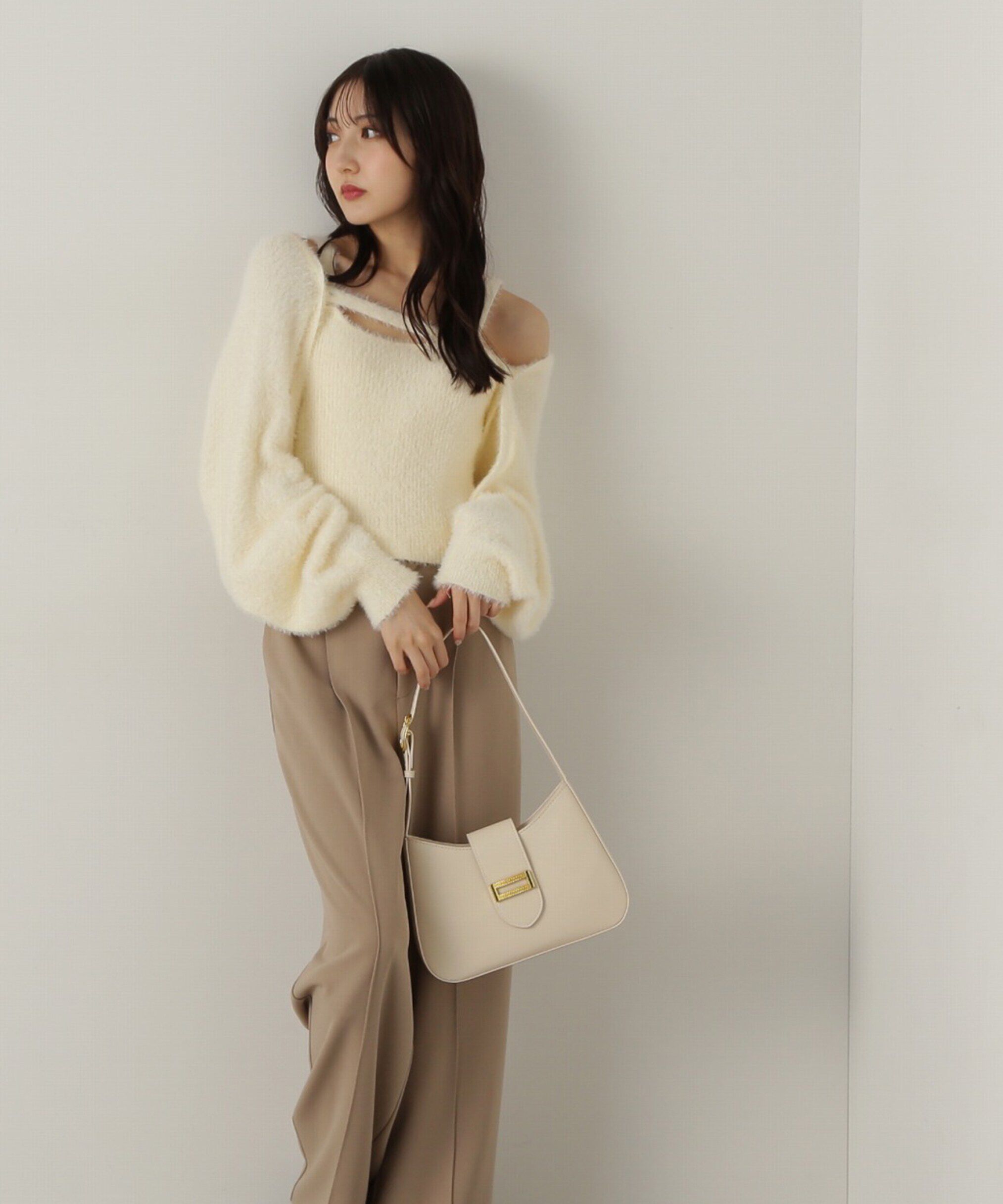PROPORTION BODY DRESSING「フェザーキャミカーディガン」|ニット・セーター|