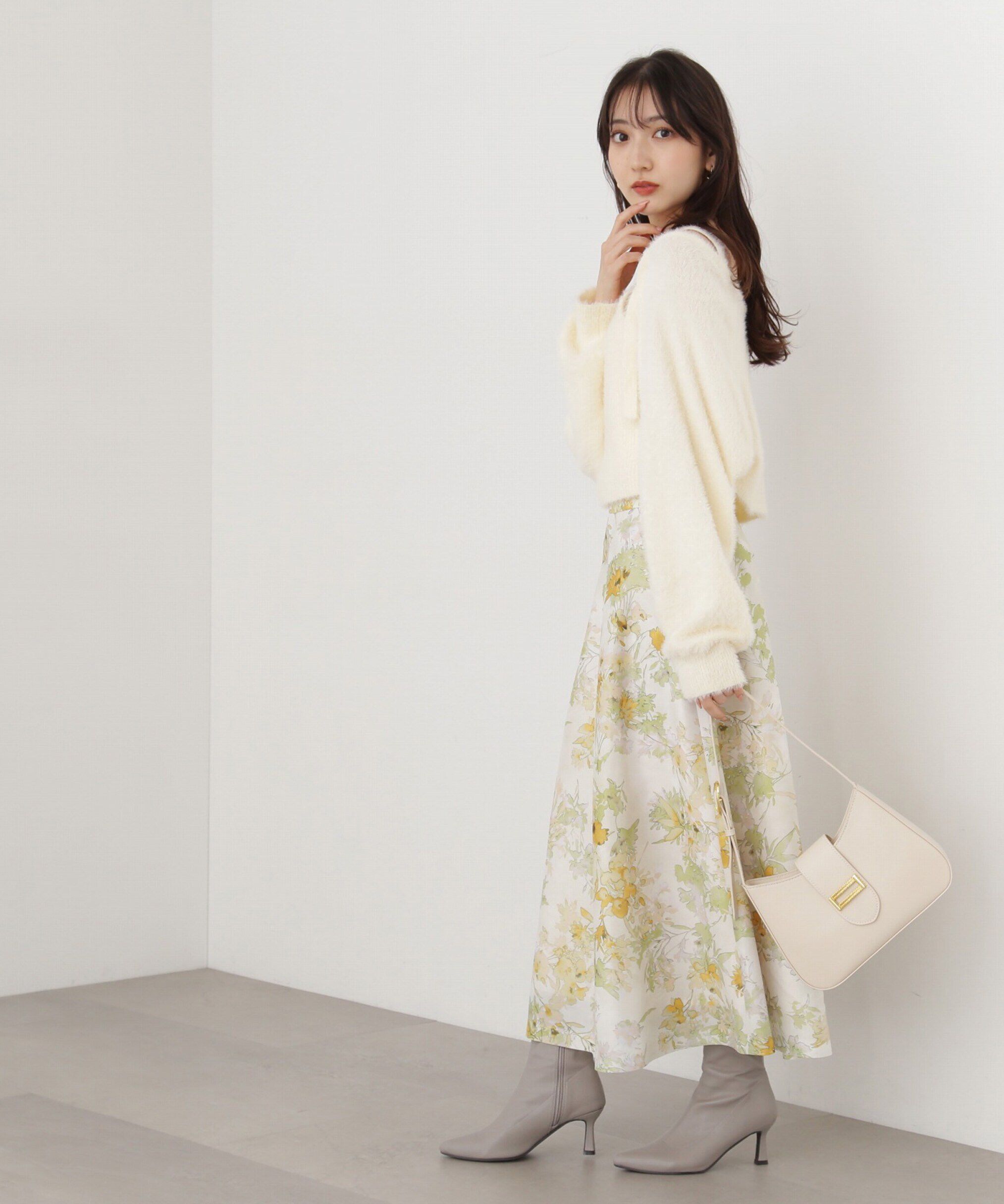PROPORTION BODY DRESSING「フェザーキャミカーディガン」|ニット・セーター|