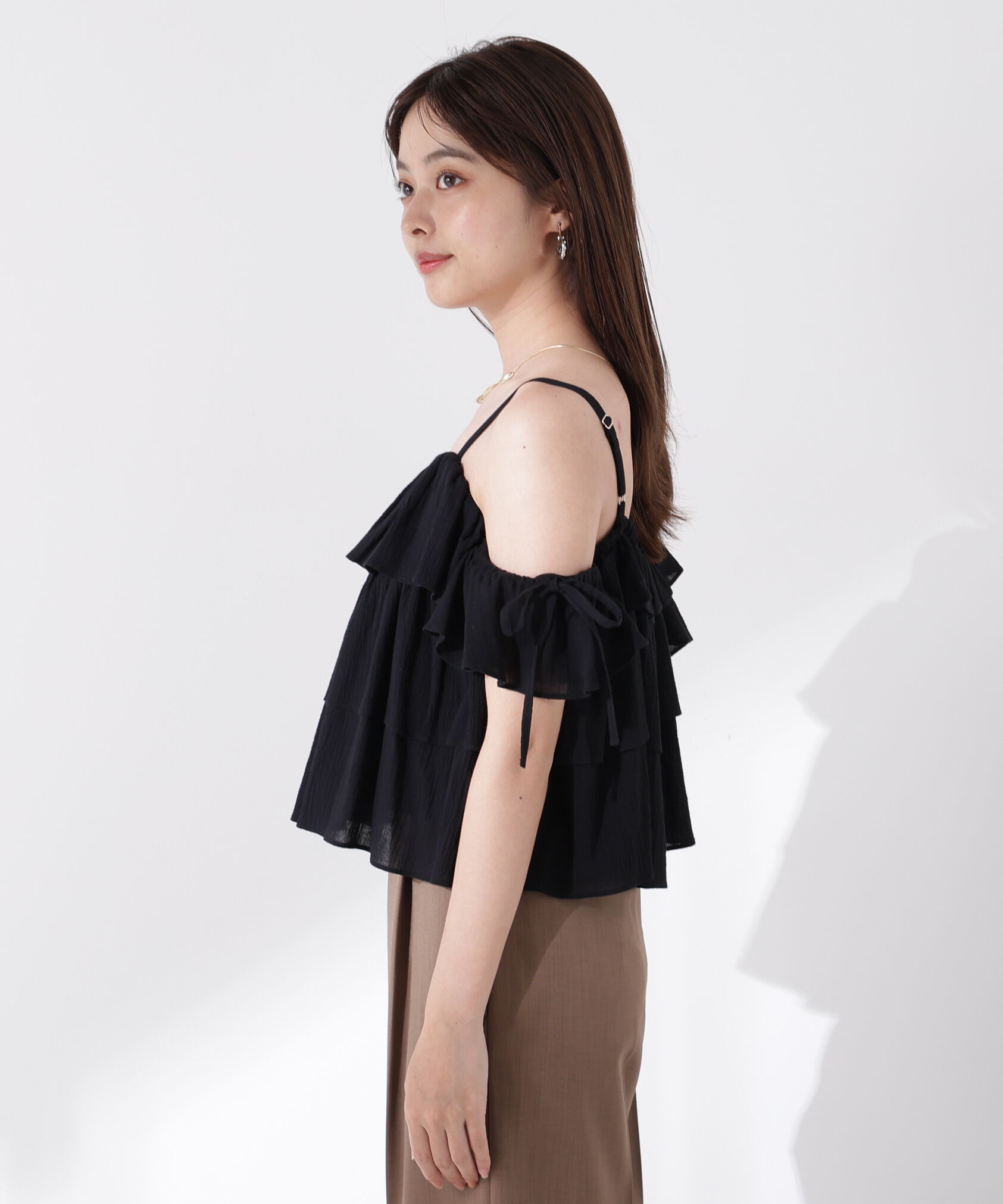 PROPORTION BODY DRESSING「《EDIT COLOGNE》ティアードキャミブラウス」|シャツ・ブラウス|