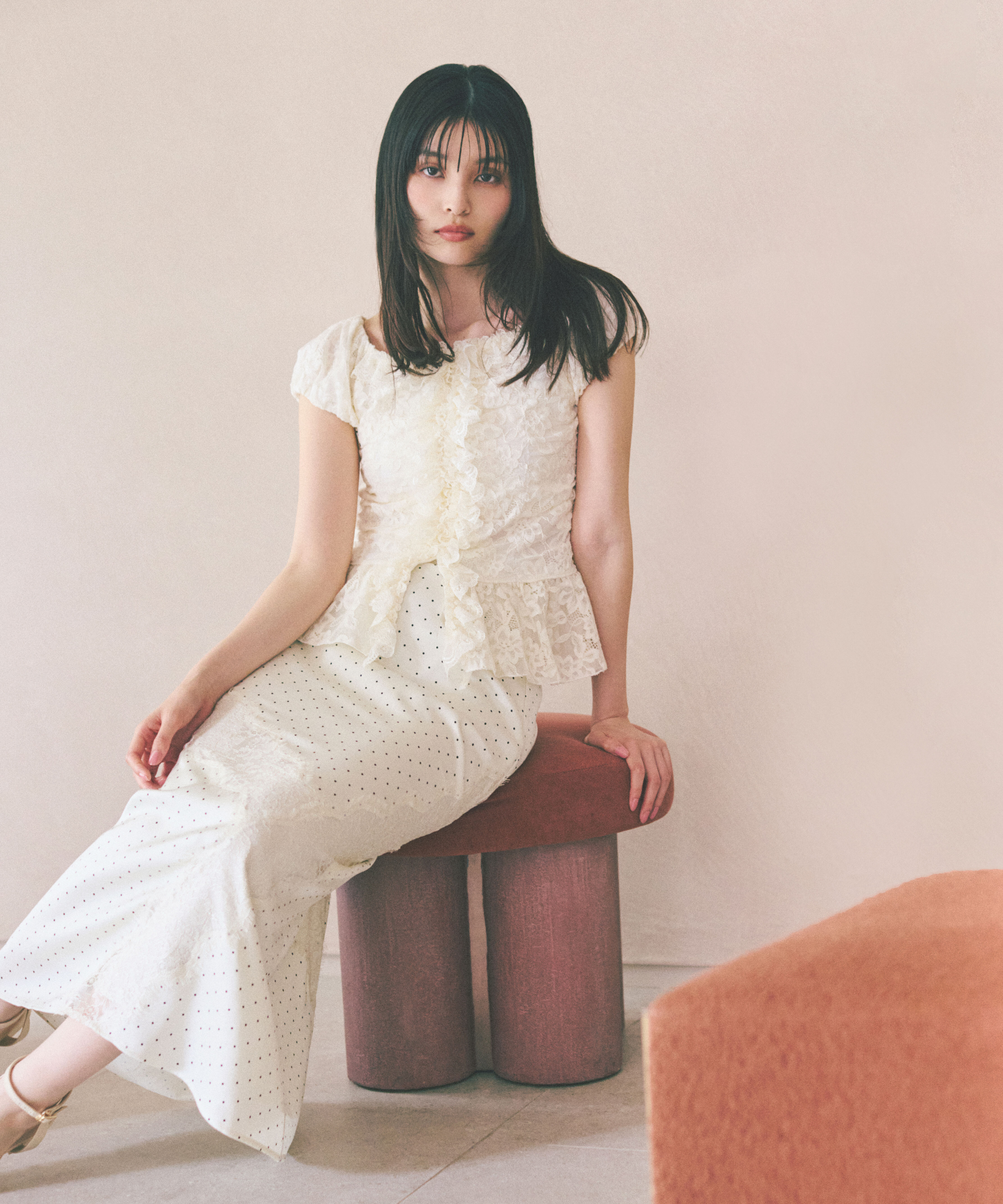 PROPORTION BODY DRESSING「レーストリムスカート 26SS」|スカート|