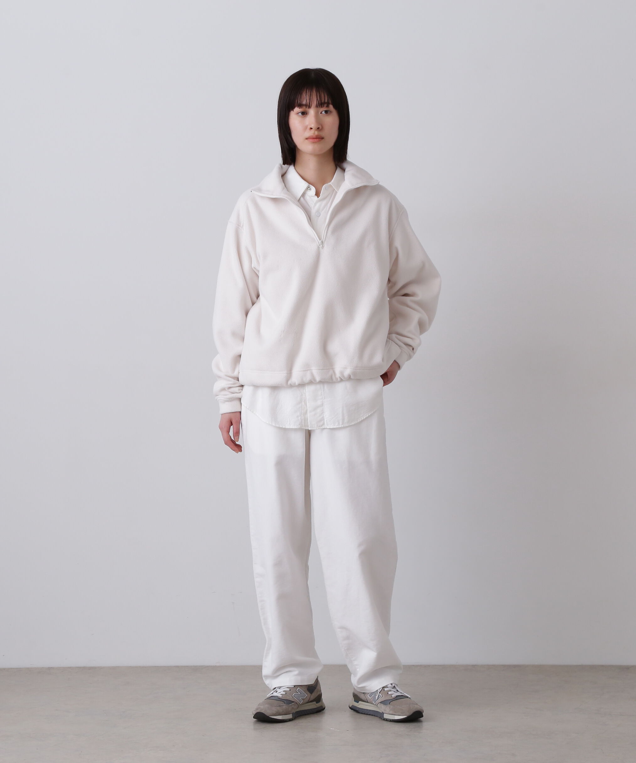 YLEVE 「Ｙ / RECYCLE POLYESTER FLEECE HALF ZIP PULL OVER」|Tシャツ・カットソー|