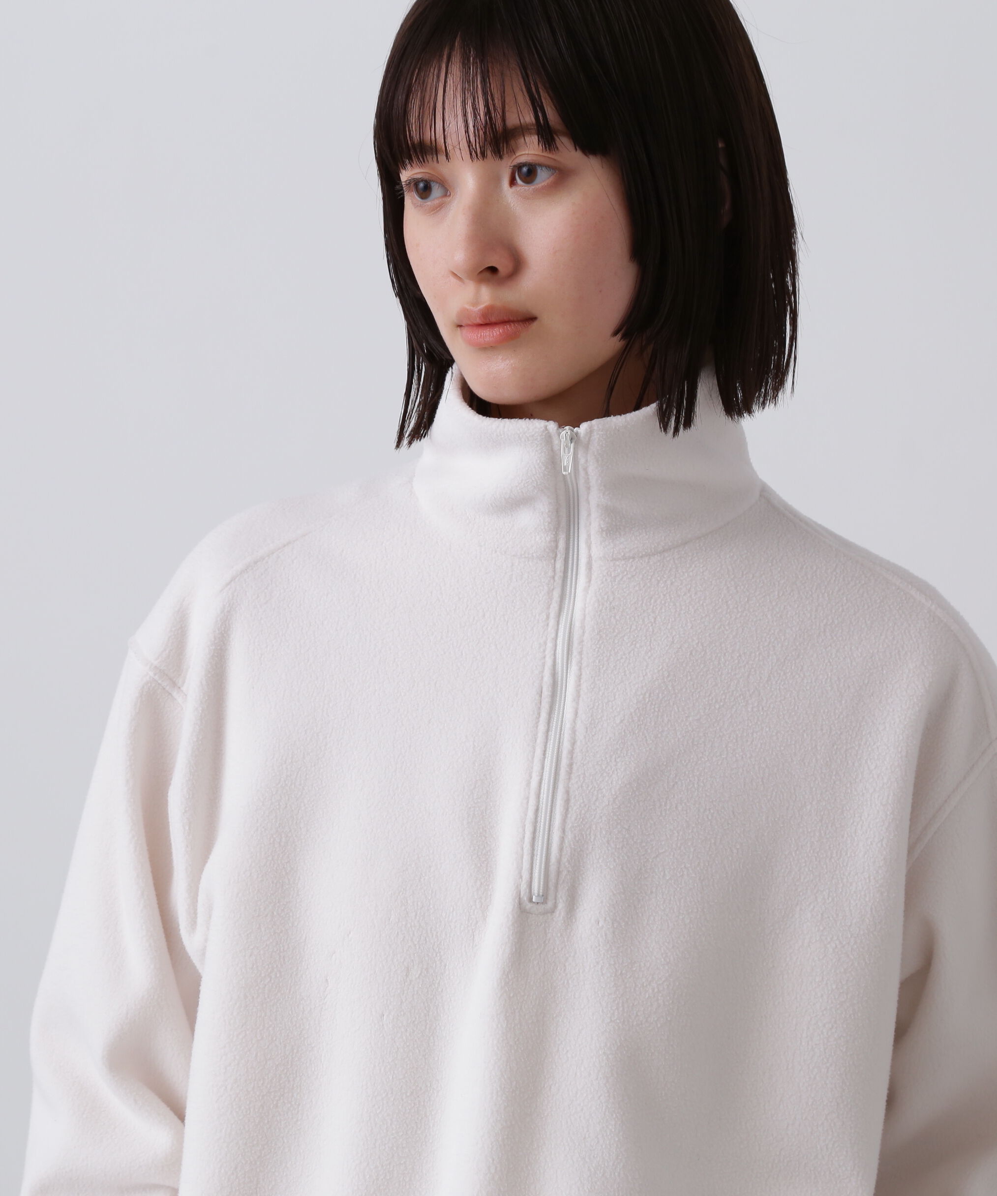 YLEVE 「Ｙ / RECYCLE POLYESTER FLEECE HALF ZIP PULL OVER」|Tシャツ・カットソー|