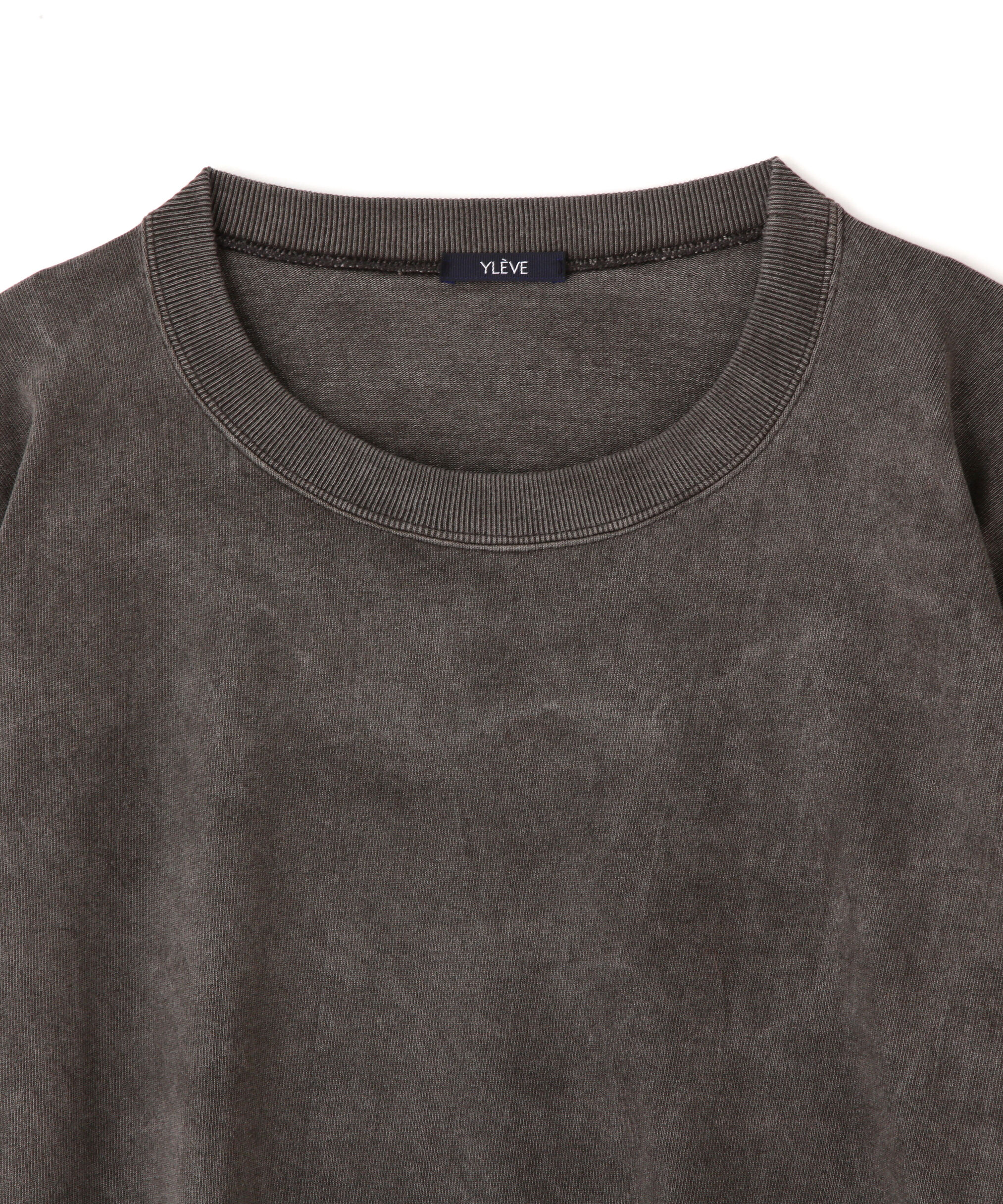 YLEVE 「YLEVE / OPEN END COTTON PIGMENT DYE PULL OVER」|Tシャツ・カットソー|