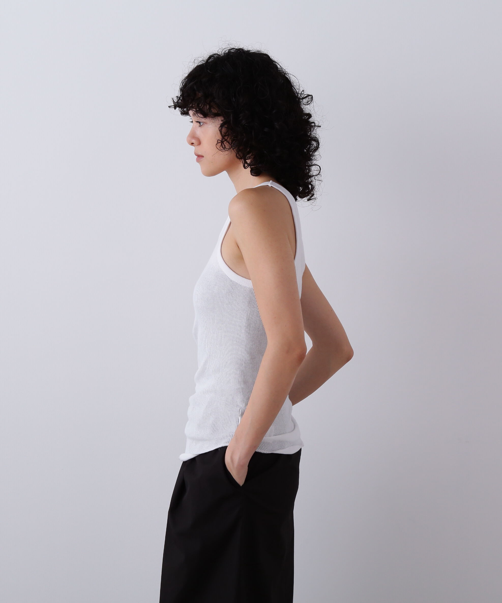 YLEVE 「YLEVE / ORGANIC COTTON LOOP-WHEELED RIB TANK TOP」|Tシャツ・カットソー|