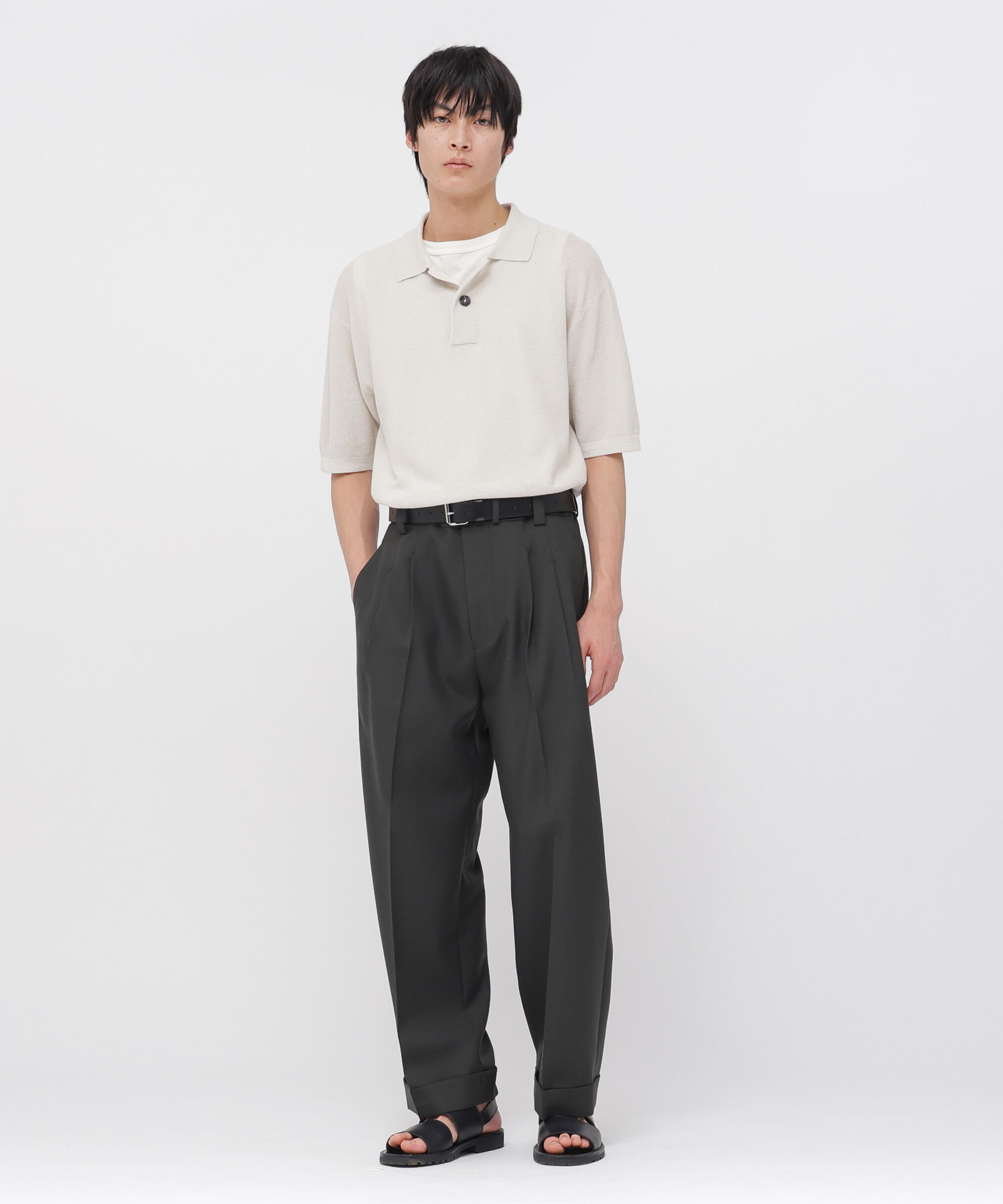 MARGARET HOWELL「DOUBLE TWISTED WOOL TROUSERS」|その他|