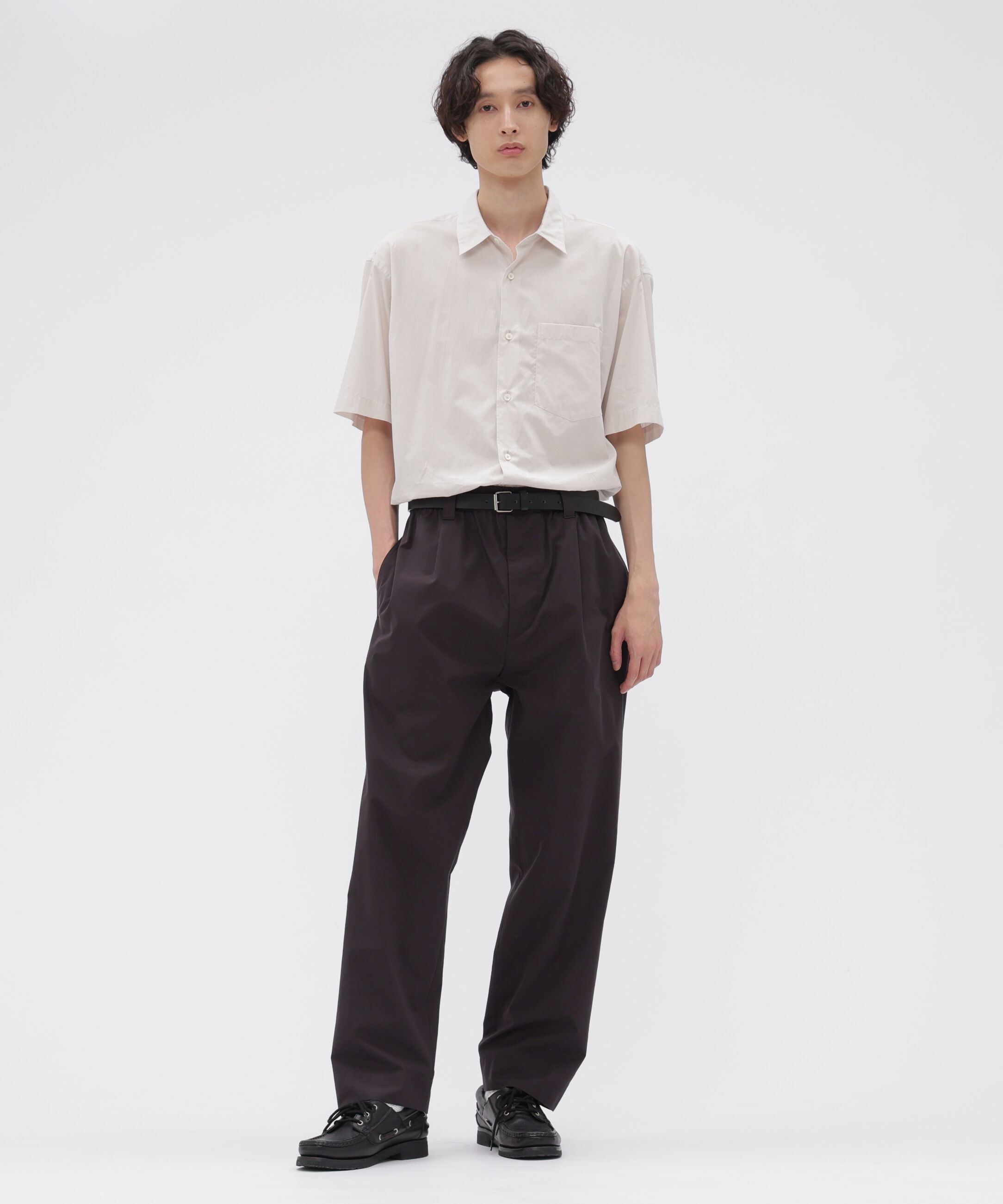 MARGARET HOWELL「COTTON SILK PLAINWEAVE TROUSERS」|その他|